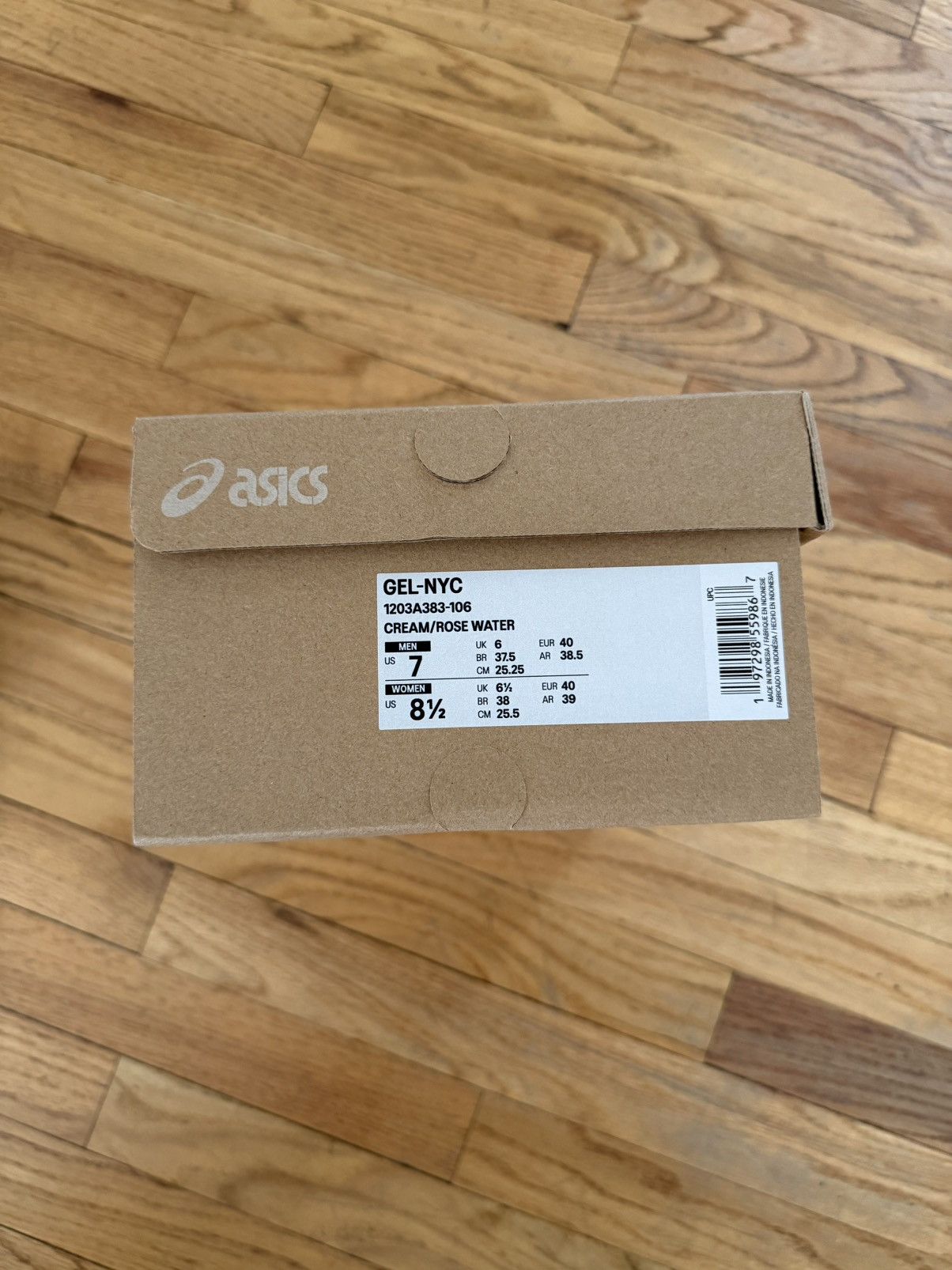 Asics ASICS Gel-NYC Cream Rose Water Size US 7 / EU 40 - 8 Thumbnail