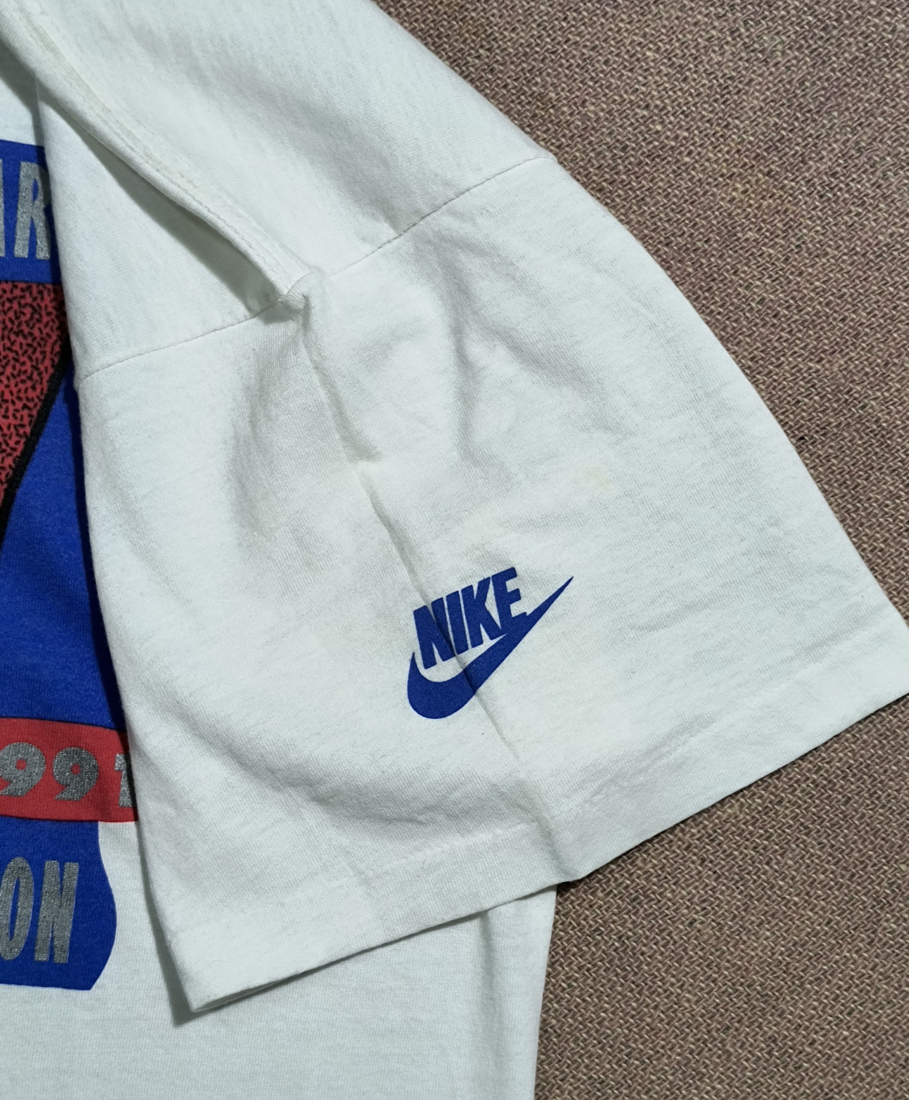 Nike Vintage 10th Jimmy Stewart relay marathon 1991 tee Size US XL / EU 56 / 4 - 4 Thumbnail
