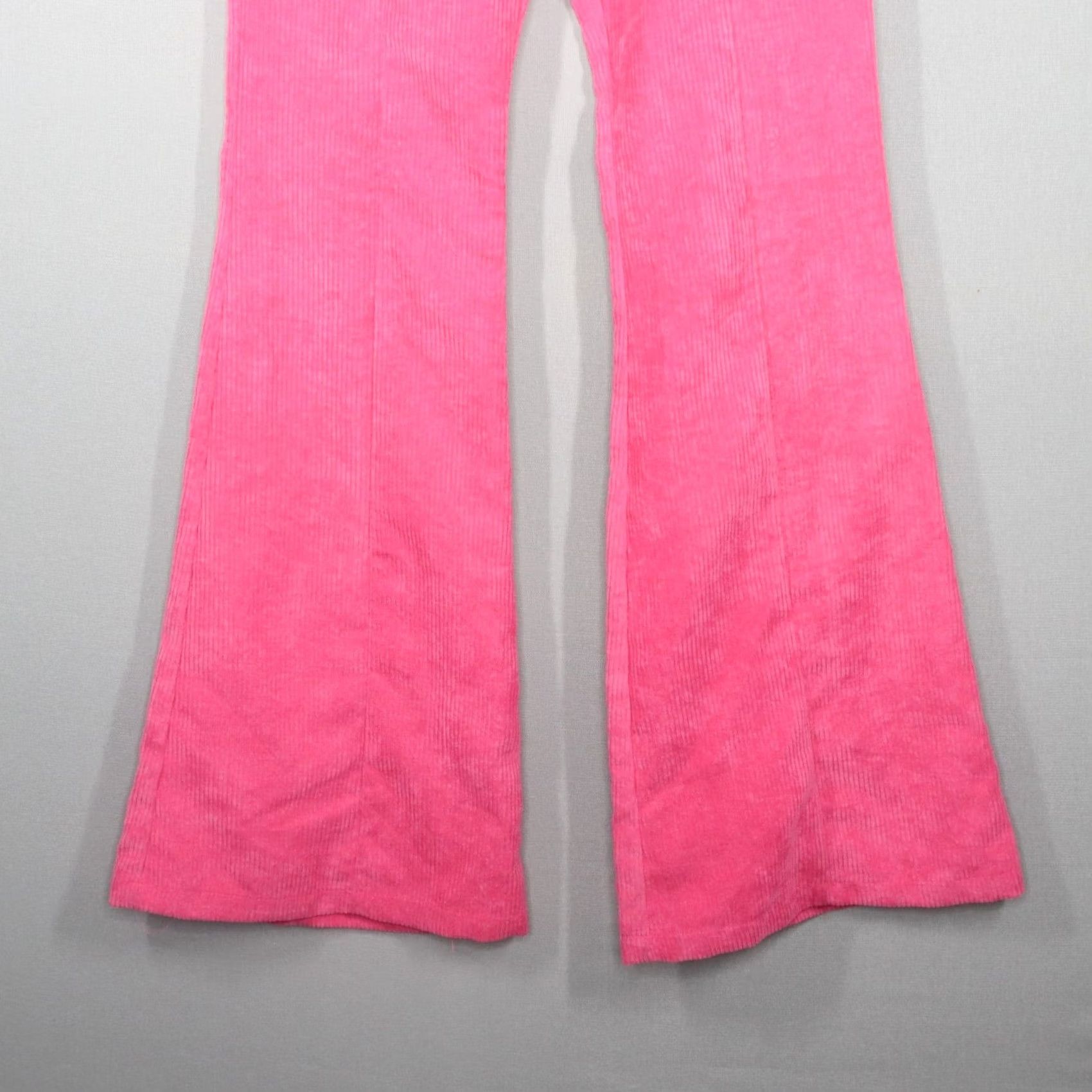 Jaded London Jaded London Pants Womens Sz 4 Hot Pink Corduroy Flared High Waist Trousers NWT Size 27" / US 4 / IT 40 - 4 Thumbnail