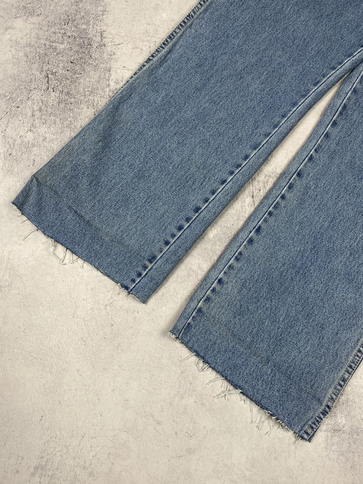 Designer × Wrangler Wrangler Washed Blue Denim Jeans Pants Size US 38 / EU 54 - 13 Thumbnail