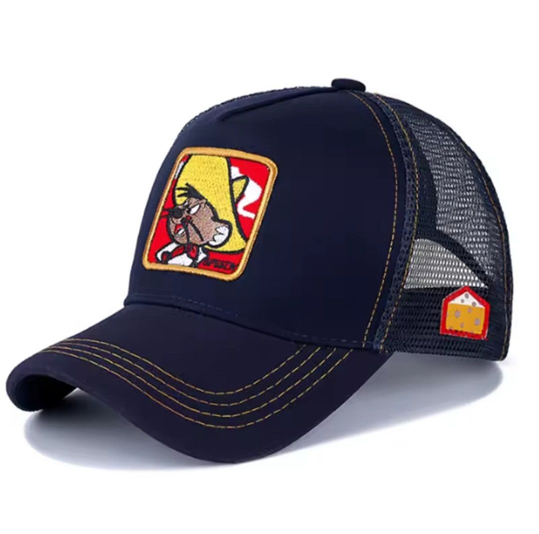Warner Bros Custom Navy Blue Speedy Trucker Hat by LOTUS Size ONE SIZE - 1 Preview