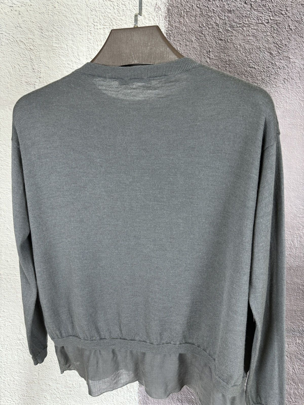 Fabiana Filippi Fabiana Filippi Merino wool grey sweater knitwear jumper Size M / US 6-8 / IT 42-44 - 14 Thumbnail