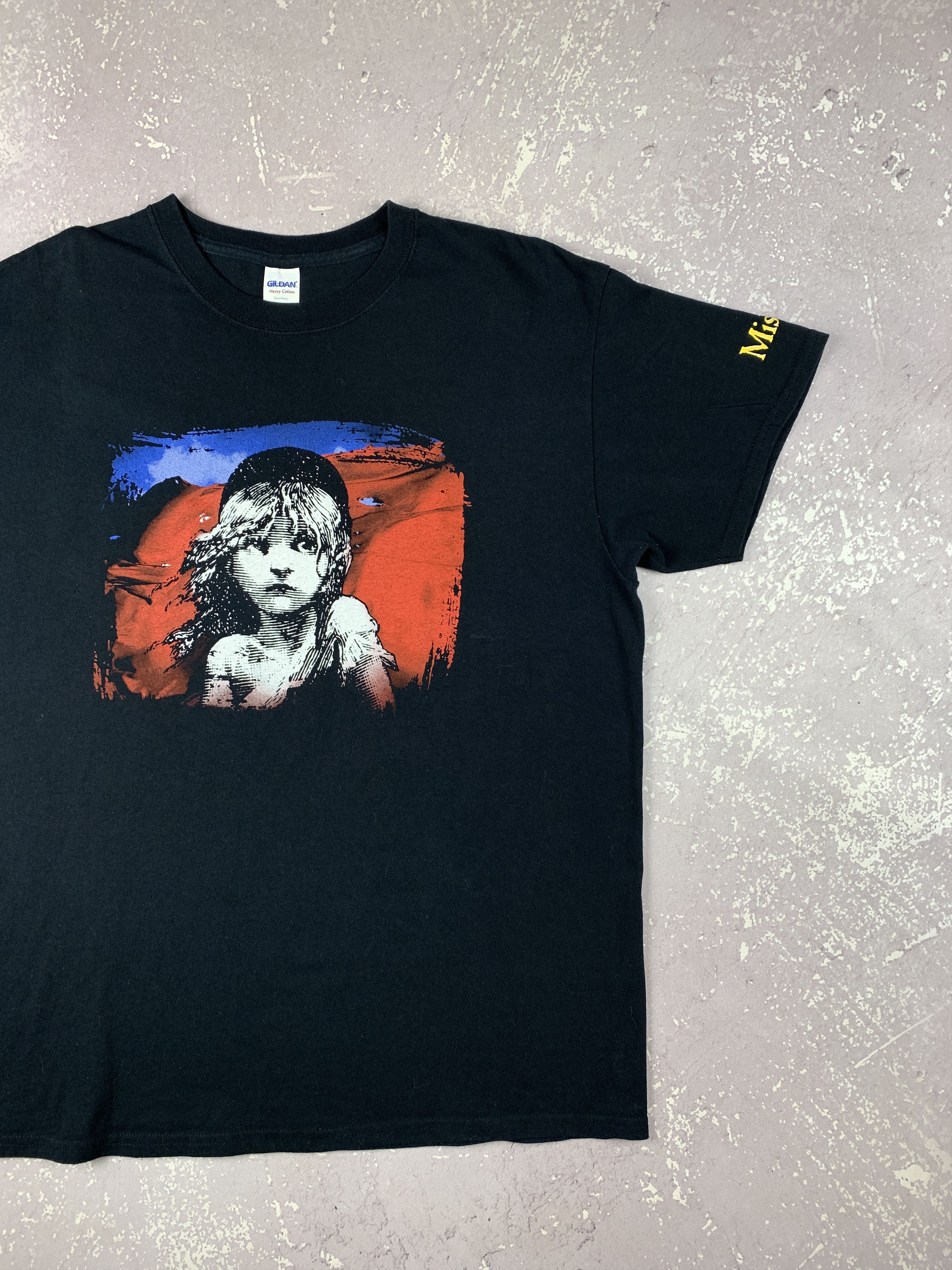 Vintage Vintage Les Miserables Promo Broadwey Show Graphic T Shirt Size US L / EU 52-54 / 3 - 2 Thumbnail