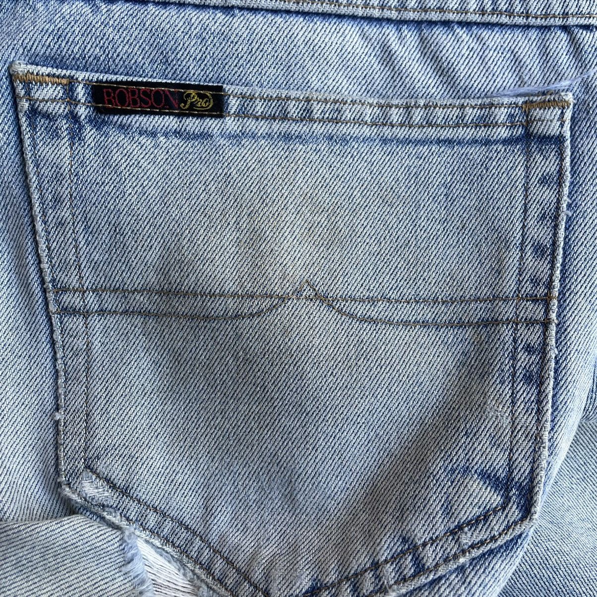 Vintage 🔥Vintage Bobson Stoned Washed Classic Distress Denim Jeans Size US 30 / EU 46 - 14 Thumbnail