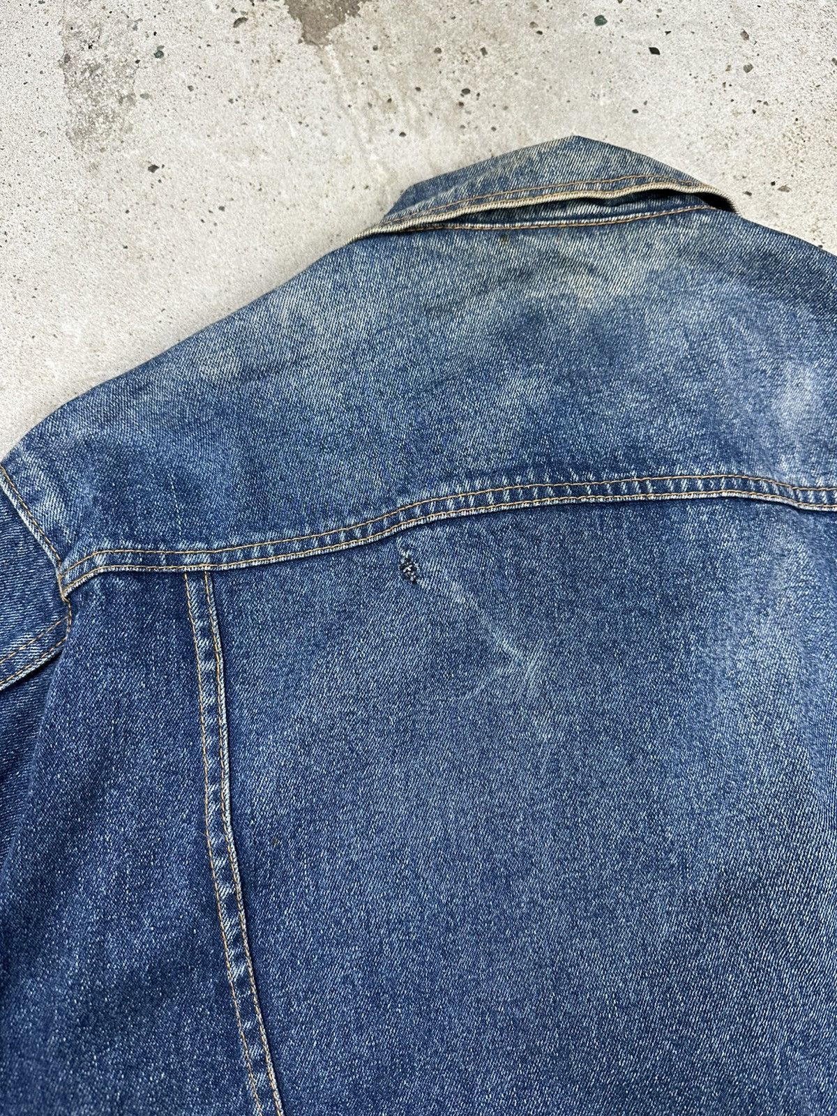 Vintage × Wrangler Vintage 70/80s Wrangler Denim Trucker Jacket Size US M / EU 48-50 / 2 - 15 Thumbnail