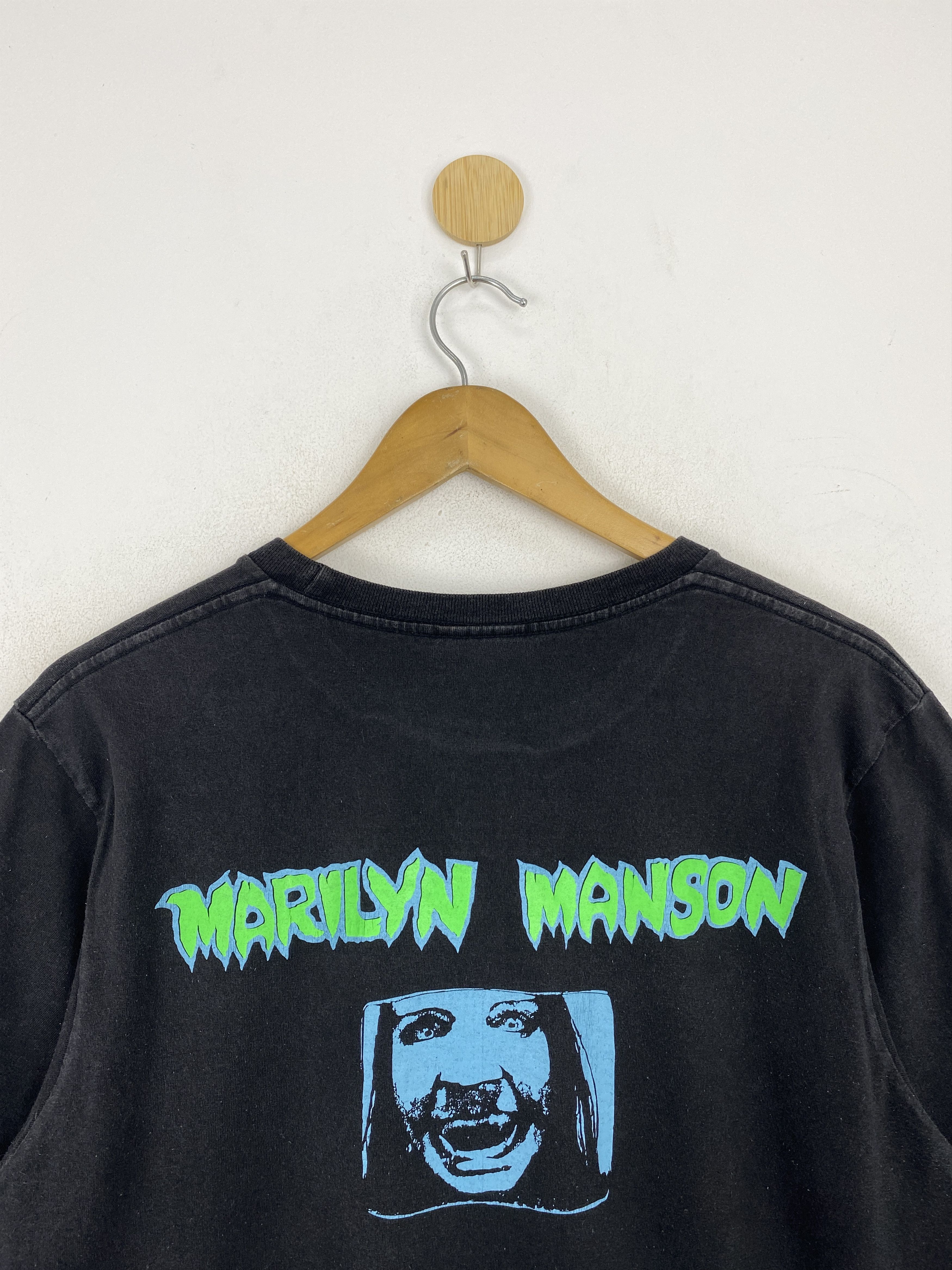 Band Tees × Marilyn Manson × Vintage Vintage Marilyn Manson Antichrist Superstar Tee TA0630 Size US L / EU 52-54 / 3 - 4 Thumbnail