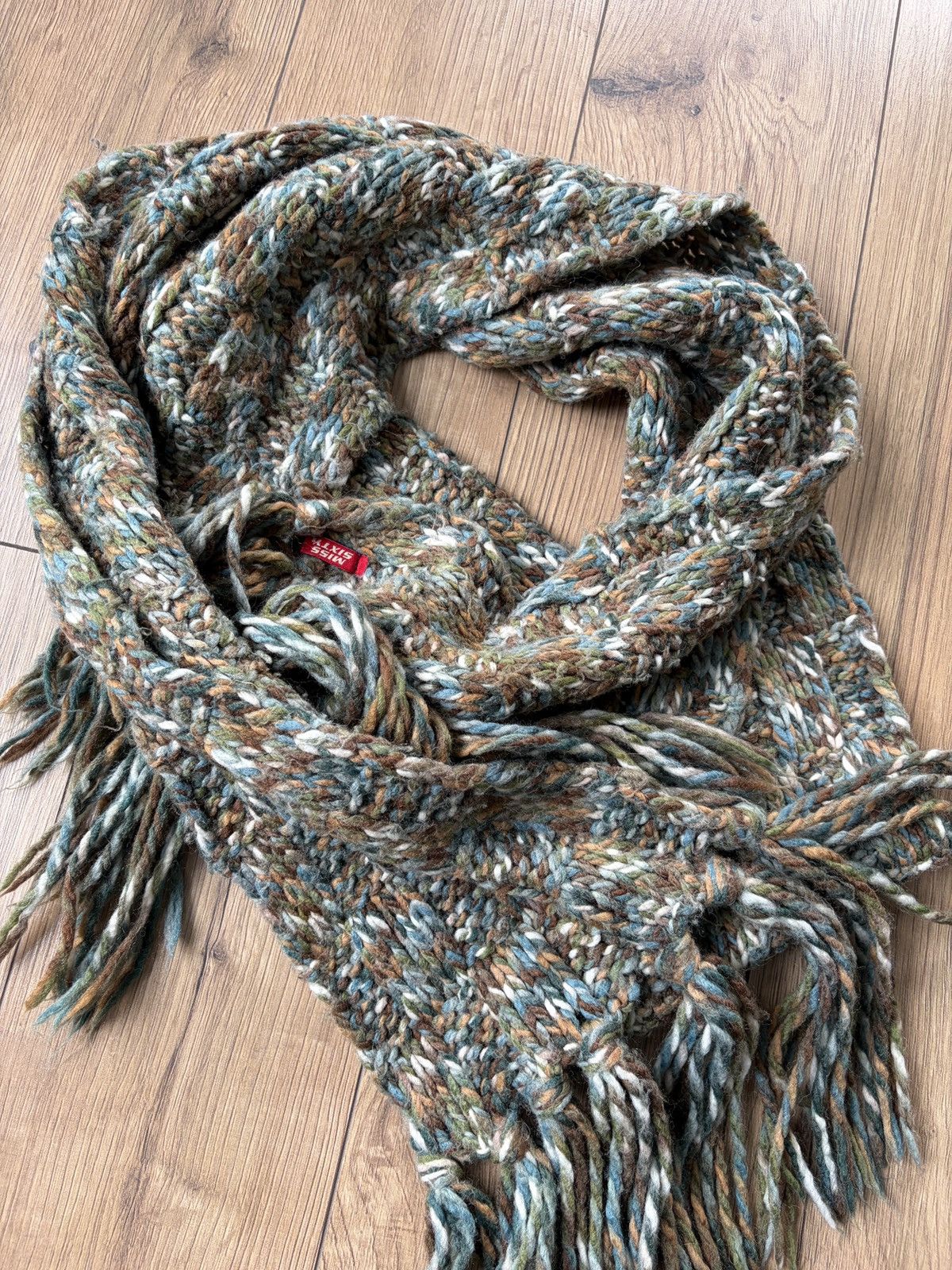 Miss Sixty Miss Sixty Multicolor Knitted Scarf Muffler Super Long Size ONE SIZE - 8 Thumbnail