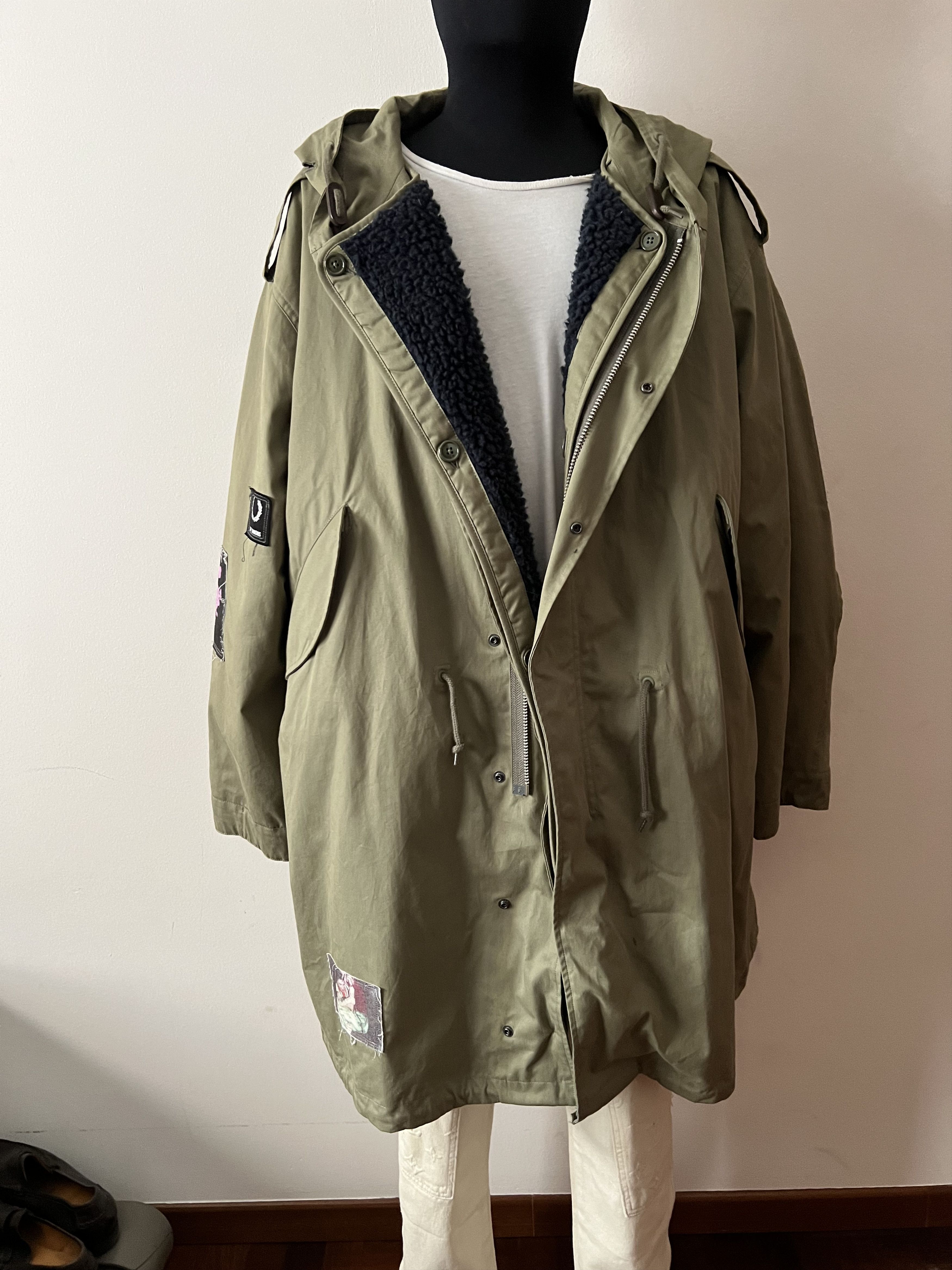 Fred Perry × Raf Simons Raf Simons Detachable Liner Parka Size US L / EU 52-54 / 3 - 2 Thumbnail