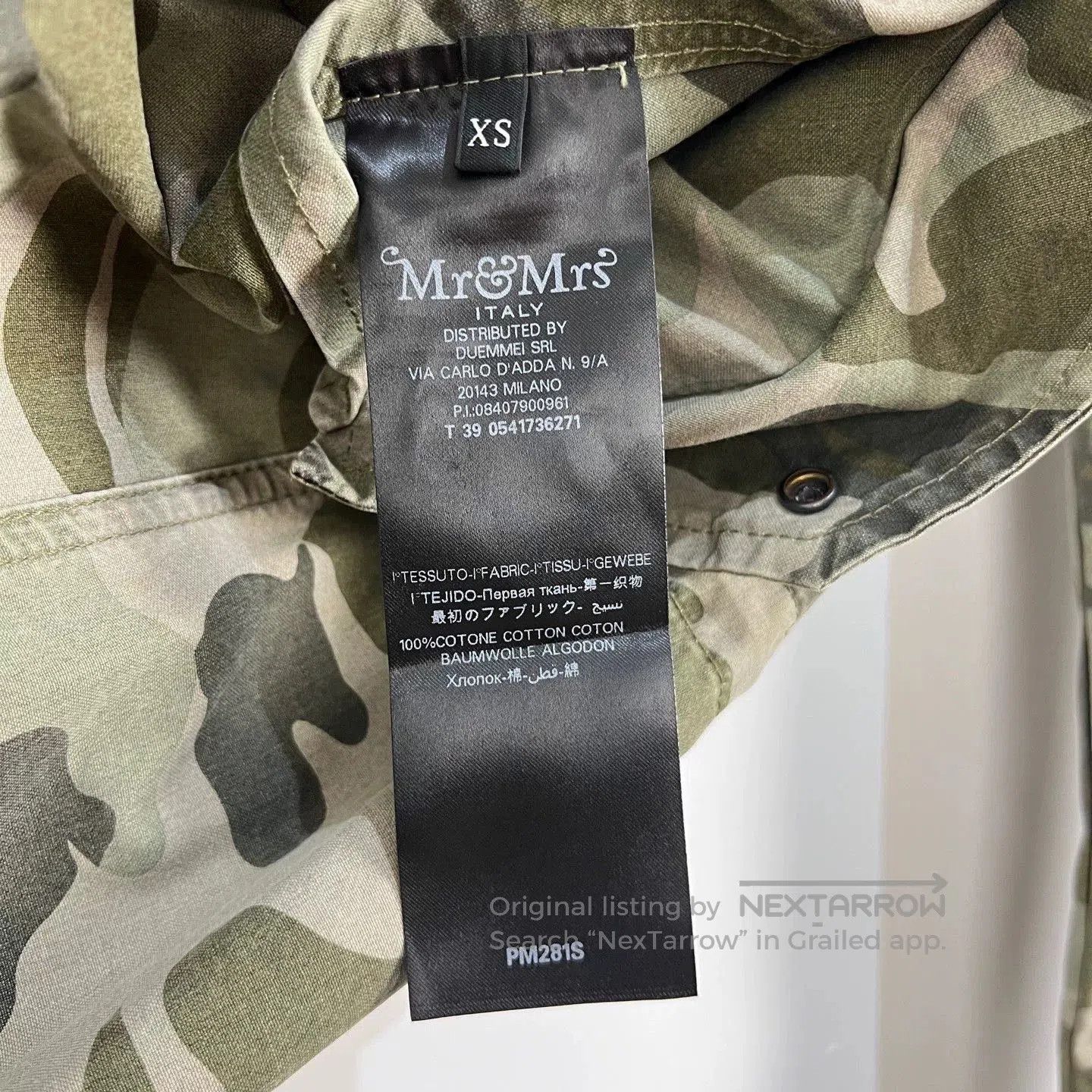 MR & MRS ITALY MRMRS Camo Coat for Women XS. Size XS / US 0-2 / IT 36-38 - 5 Thumbnail