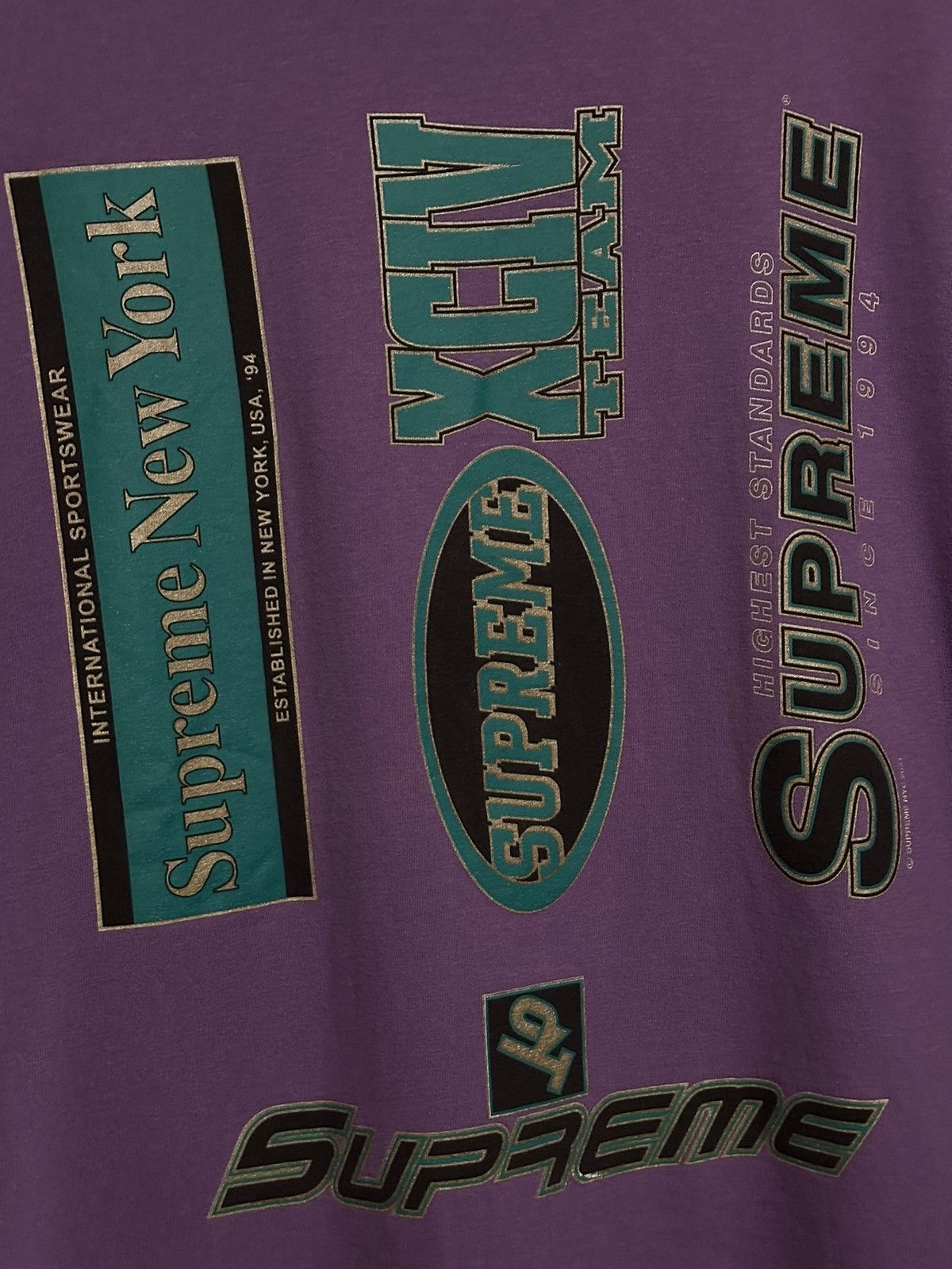 Supreme Supreme Multi Logos Tee Size US M / EU 48-50 / 2 - 2 Thumbnail