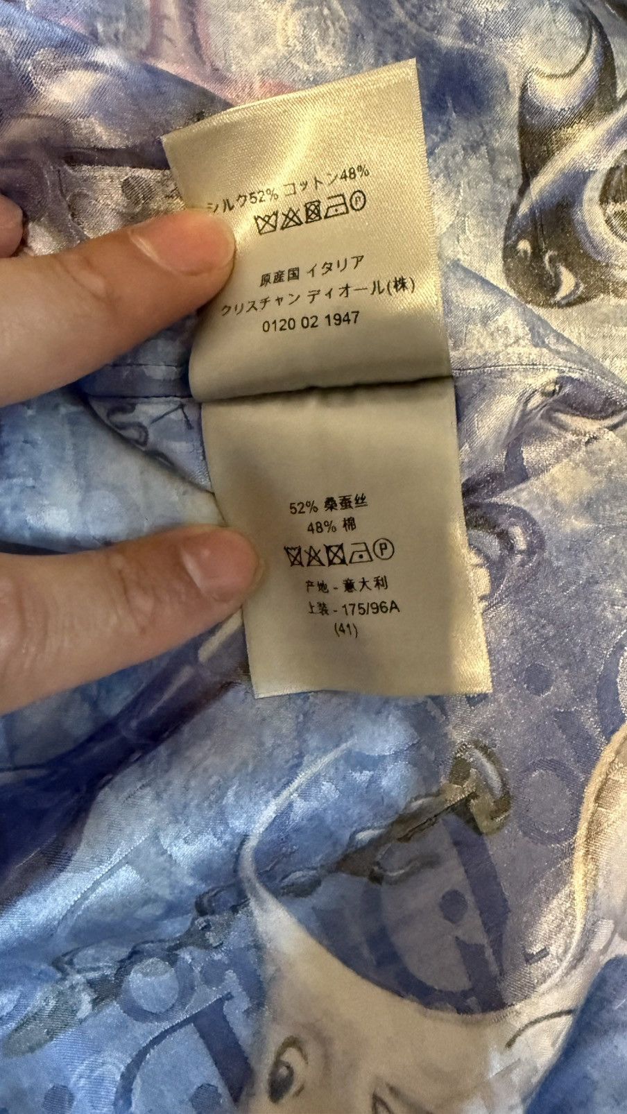 Dior Dior x Kenny Scharf Silk Blend Shirt Size US L / EU 52-54 / 3 - 6 Thumbnail