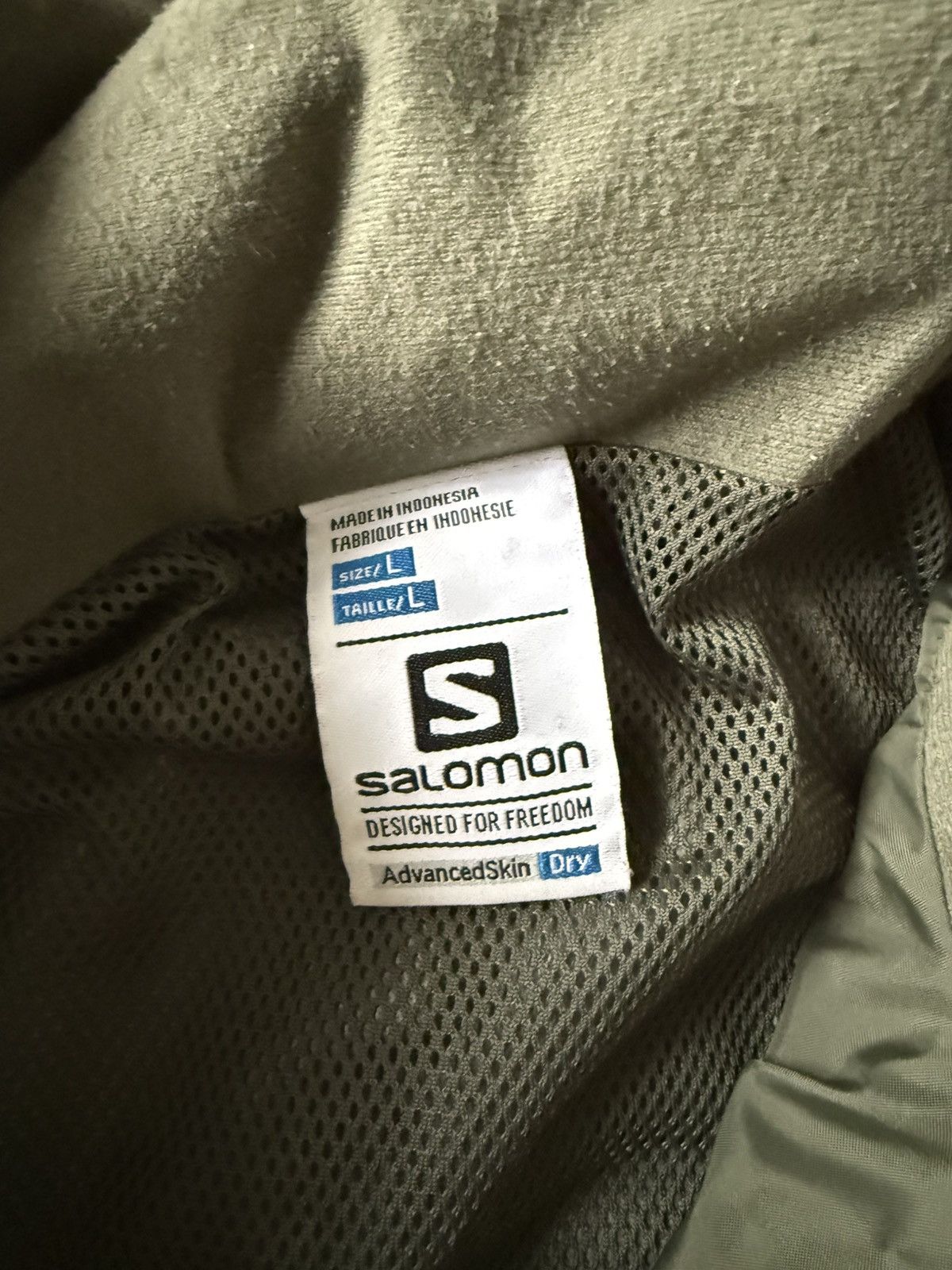 Salomon Salomon Men's Olive Windbreaker Size US L / EU 52-54 / 3 - 6 Thumbnail