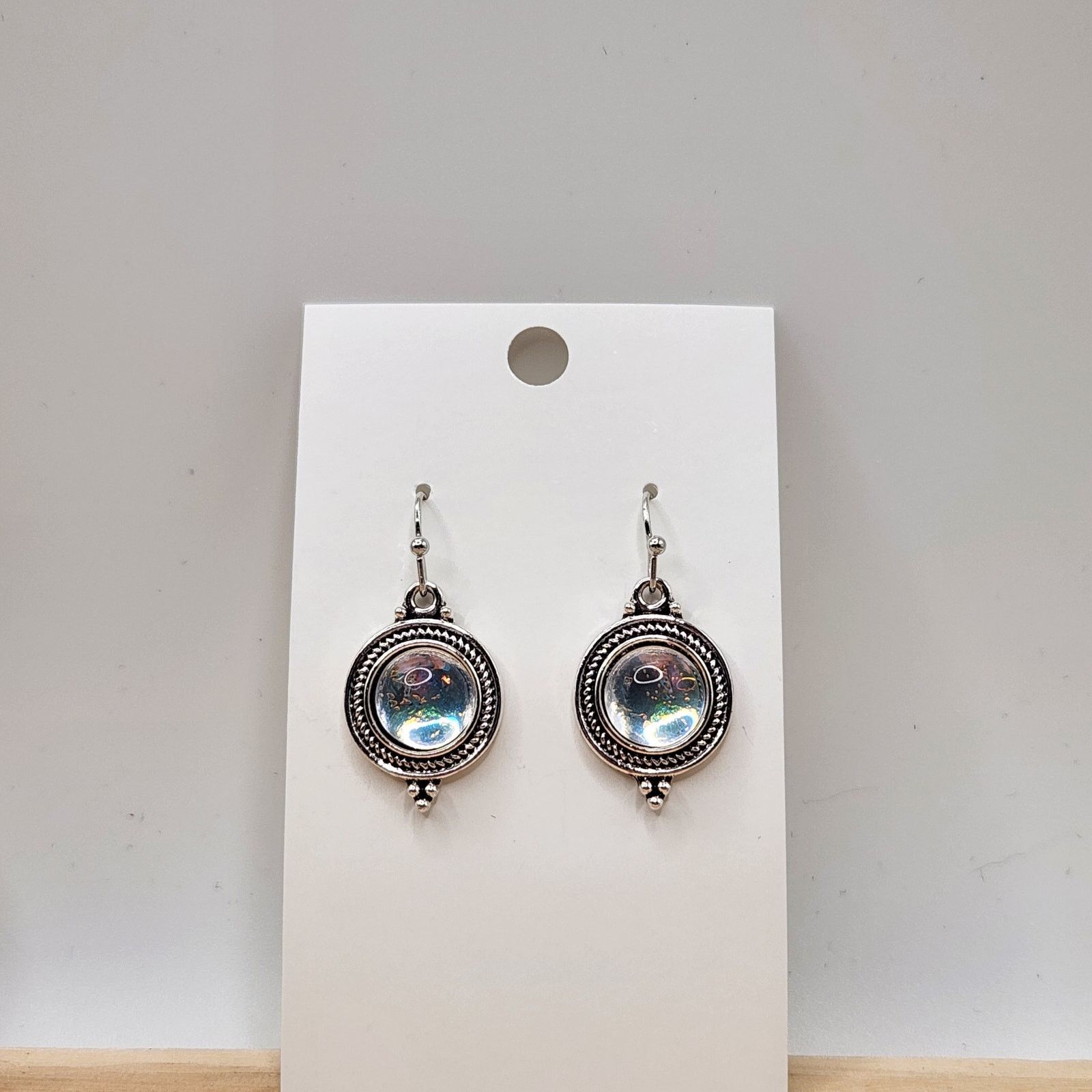 Other Boho Iridescent Glass Drop Earrings Size ONE SIZE - 2 Thumbnail