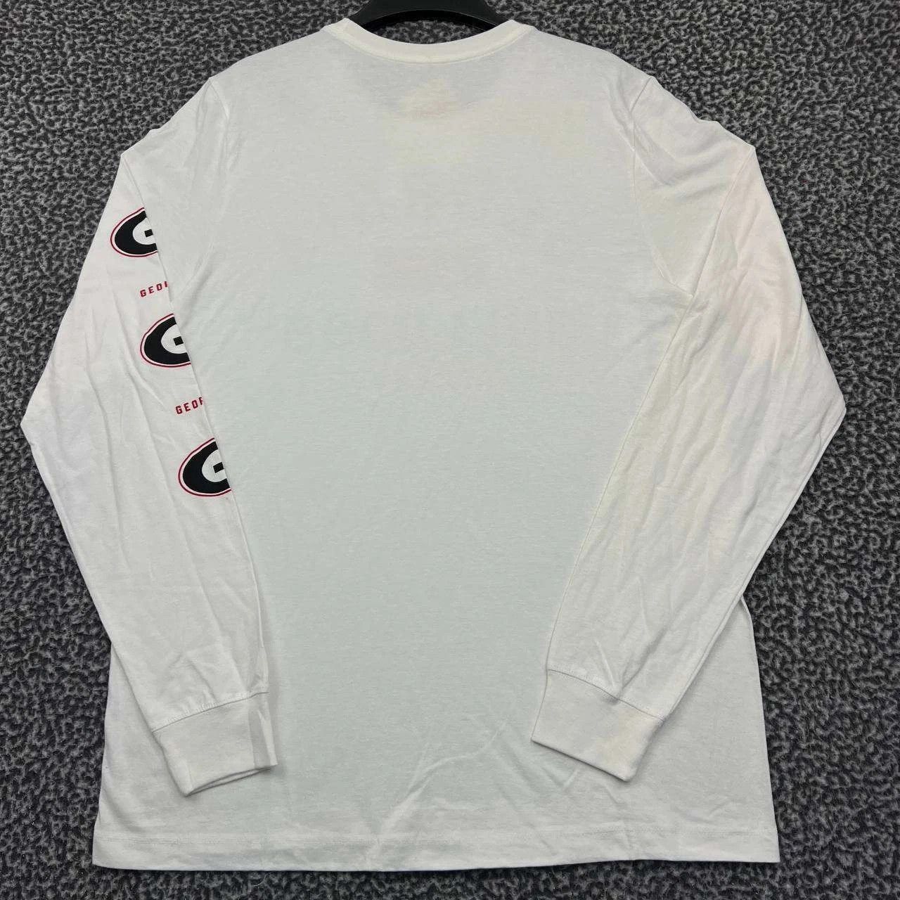 Nike Nike Shirt Men White Georgia Bulldogs Crew Neck Cotton New L Size US L / EU 52-54 / 3 - 2 Thumbnail