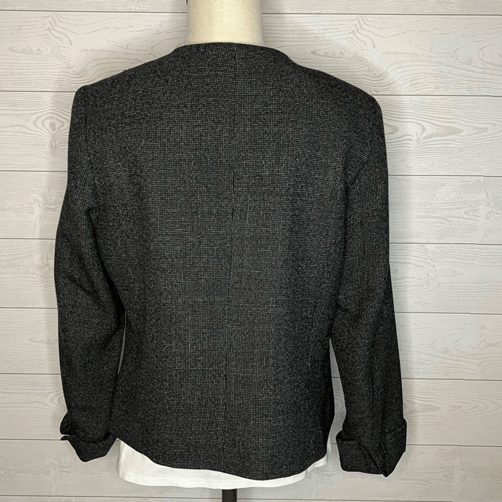 Pendleton Vintage 80s-90s Pendleton wool cropped blazer gray Size 10 Size L / US 10 / IT 46 - 3 Thumbnail