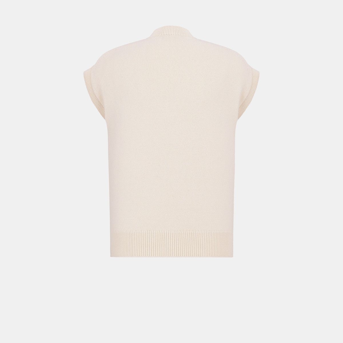 Dior o1bcso1str0326 Archives Labels Sweater Vest in White Size US S / EU 44-46 / 1 - 2 Thumbnail