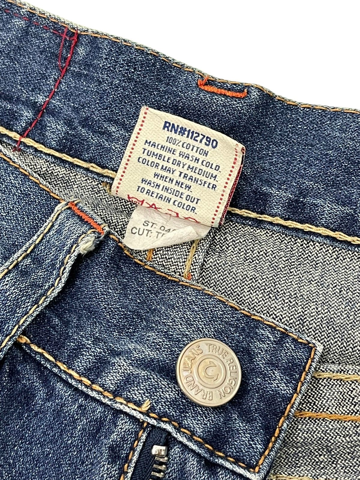 Japanese Brand Flare Jeans True Religion USA Distres Low Rise Boot Cut 7🟦1 Size US 30 / EU 46 - 9 Thumbnail