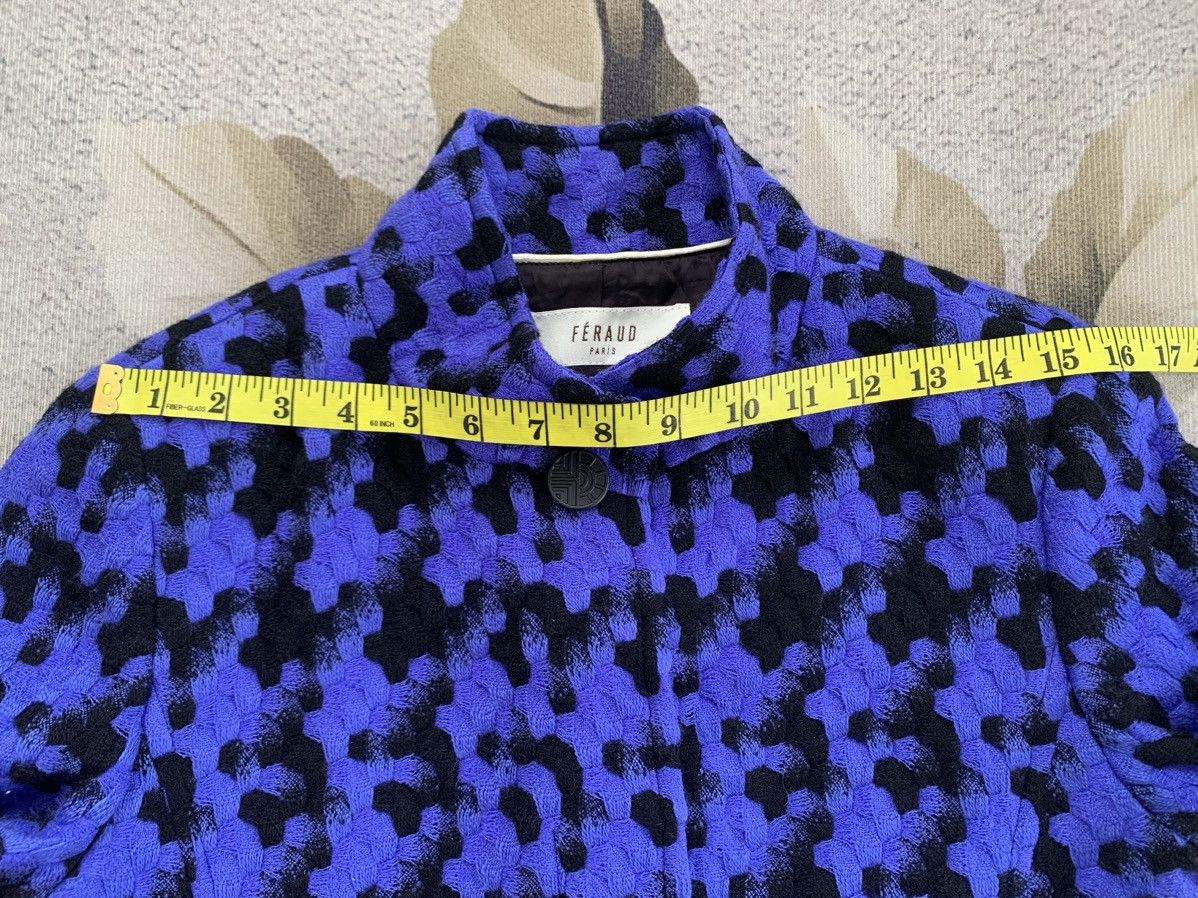Art Comes First × Louis Feraud Cozy Nice Pattern Feraud Paris Blend Wool Jacket Size S / US 4 / IT 40 - 14 Thumbnail