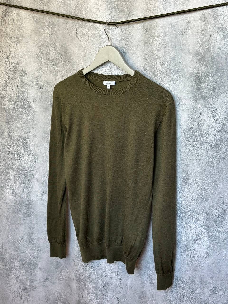 Reiss Reiss Hart Crew Wool Jumper Green LS Pullover Sweater Size US L / EU 52-54 / 3 - 1 Thumbnail