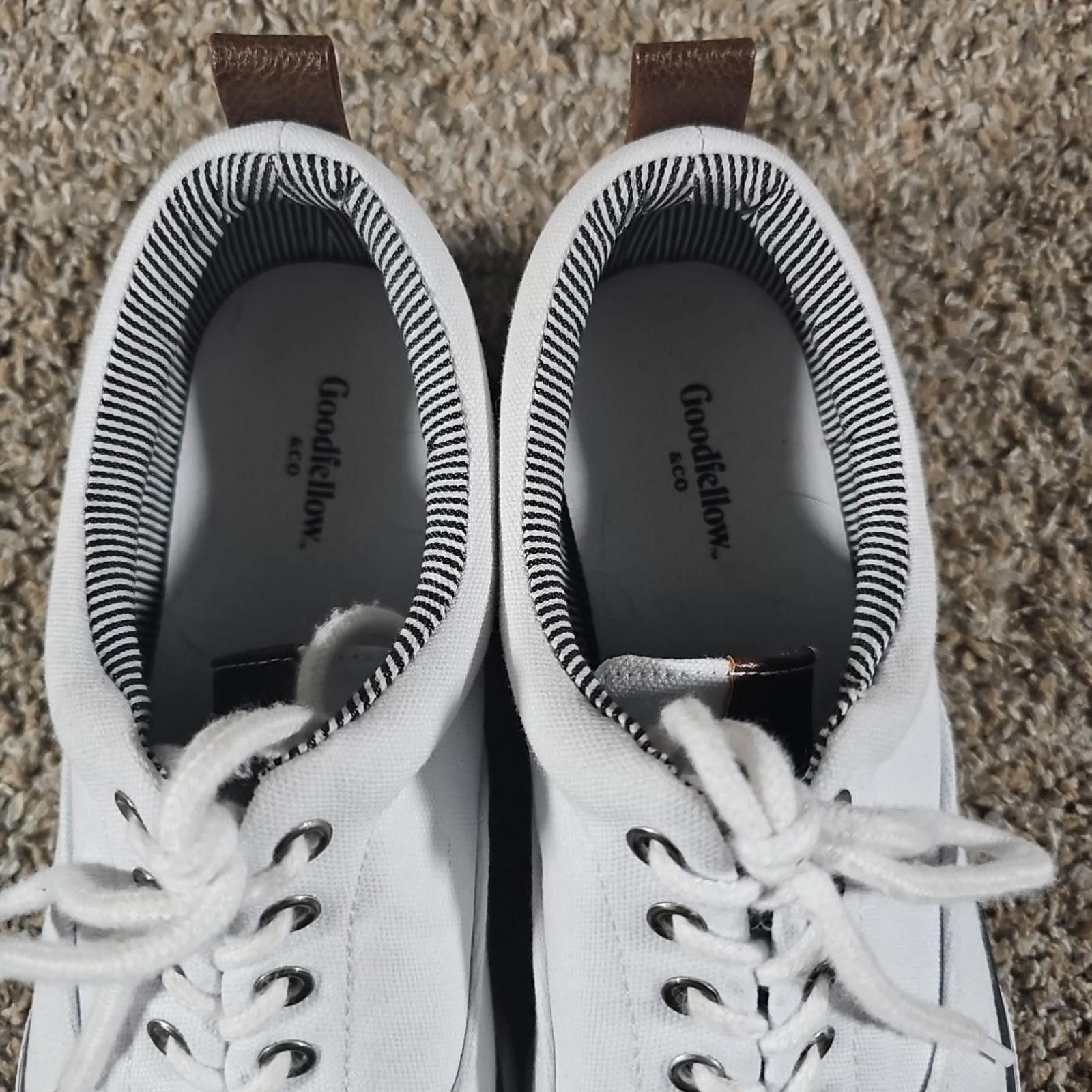 Other Goodfellow Casual Docksider Boat Shoes White Sz 7 Size US 7 / IT 37 - 5 Thumbnail