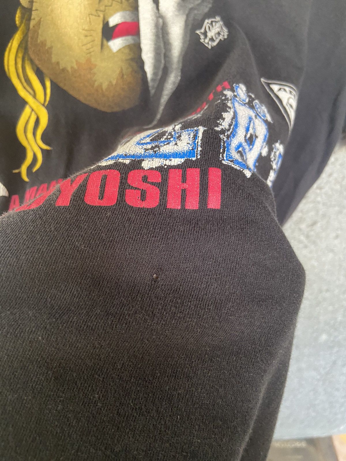 Vintage 🔥 Vintage 90s Vintage Tenzan Hiroyoshi t shirt WWE WWF Size US L / EU 52-54 / 3 - 9 Thumbnail