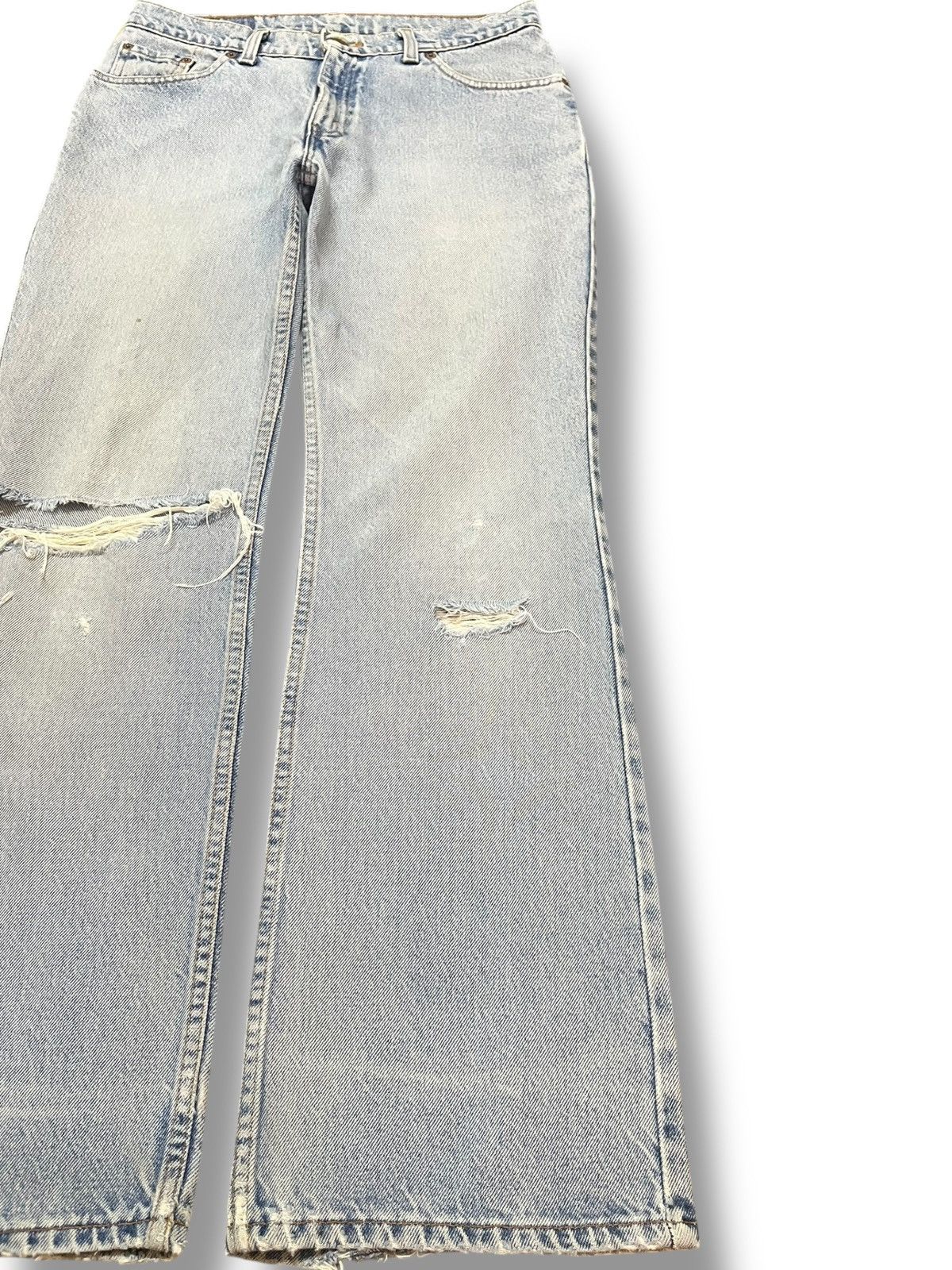 Levi's Vintage Clothing Vintage Levi’s 517 Flare Faded Distressed Denim Size US 31 - 4 Thumbnail