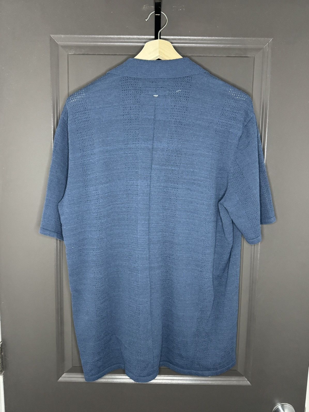 Rag & Bone Rag & Bone Men’s Zuma Pointelle Avery Knit Shirt | Moonlight Size US L / EU 52-54 / 3 - 12 Thumbnail