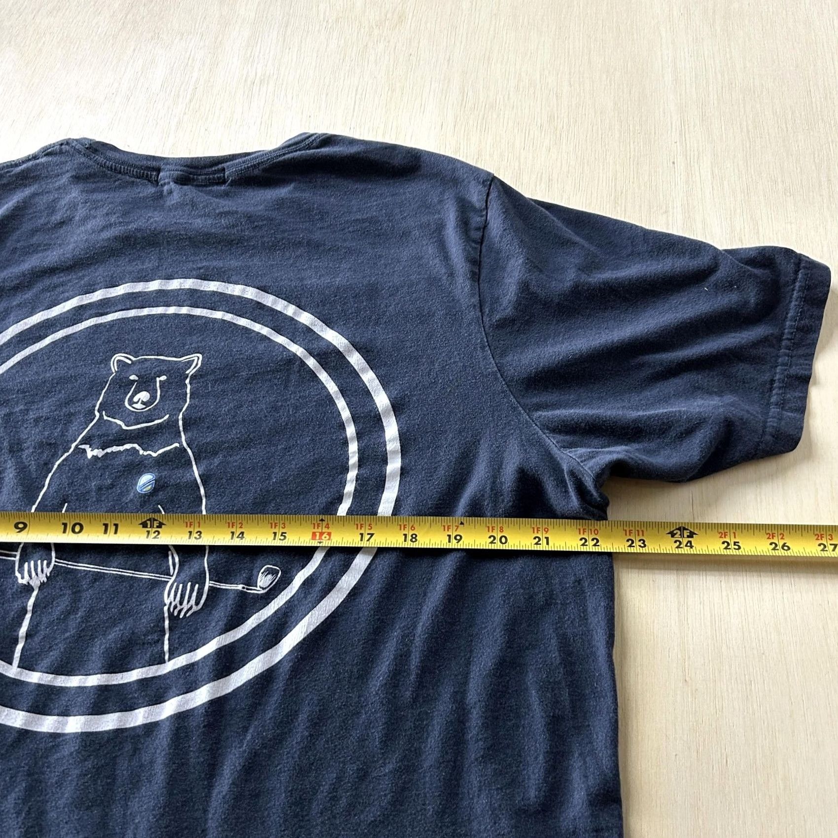 Vintage Extracurricular Chicago Bear Golf Shirt Mens XL Blue Graphic Tee T-Shirt Size US XL / EU 56 / 4 - 6 Thumbnail