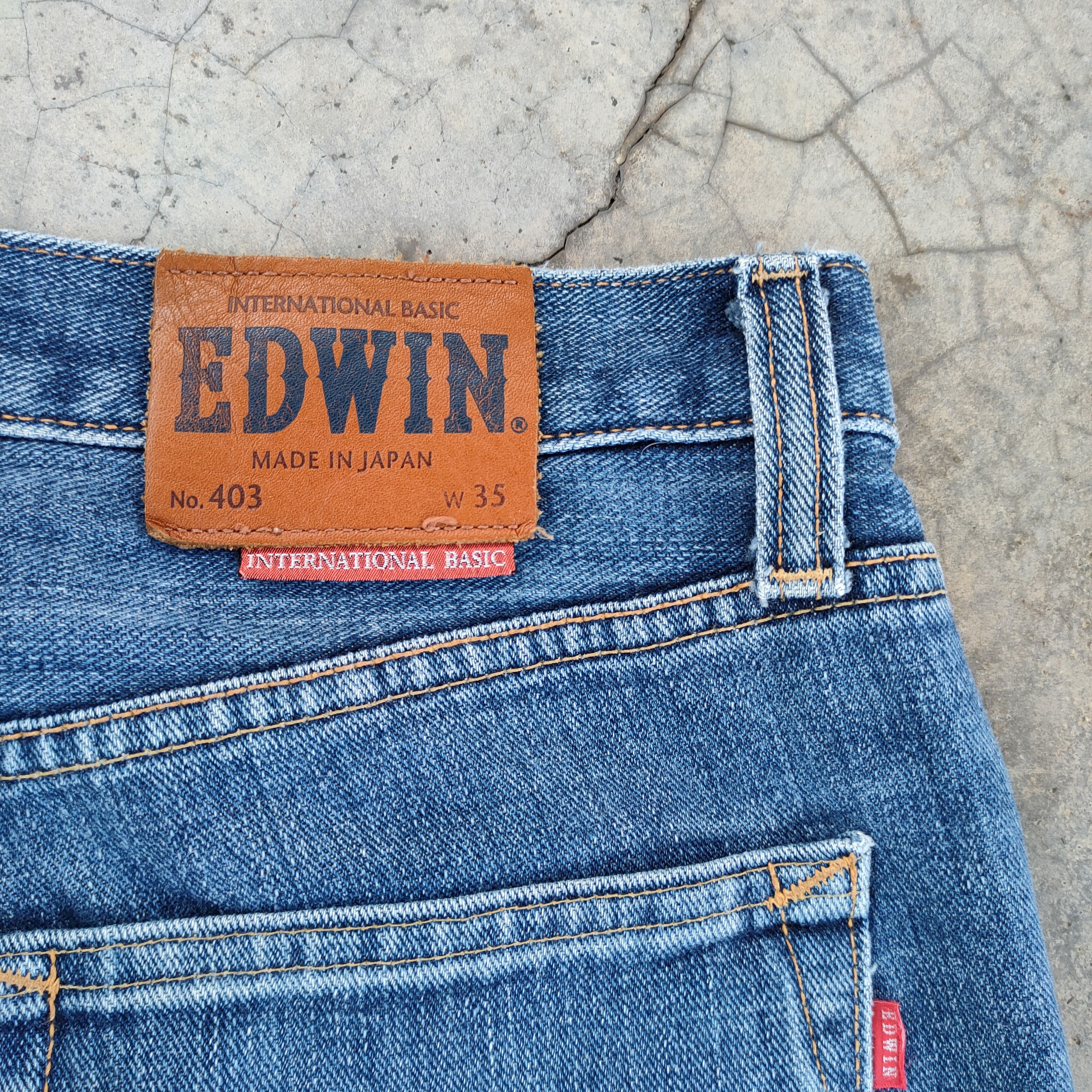 Edwin W36 VINTAGE EDWIN FADED DISTRESSED DENIM JEAN PANTS Size US 36 / EU 52 - 10 Thumbnail