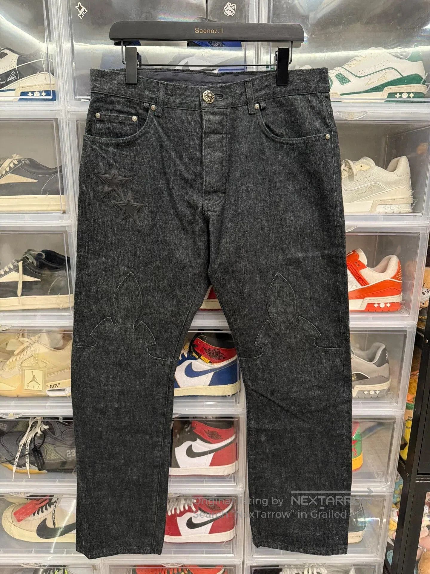 Chrome Hearts Chrome Hearts Star Flame Jeans. Size US 34 / EU 50 - 1 Thumbnail