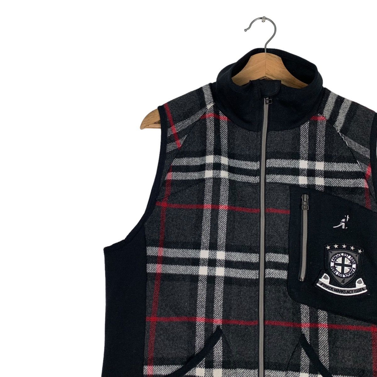 Kangol KANGOL Tartan Wool Vest #0655-C30 Size US L / EU 52-54 / 3 - 6 Thumbnail