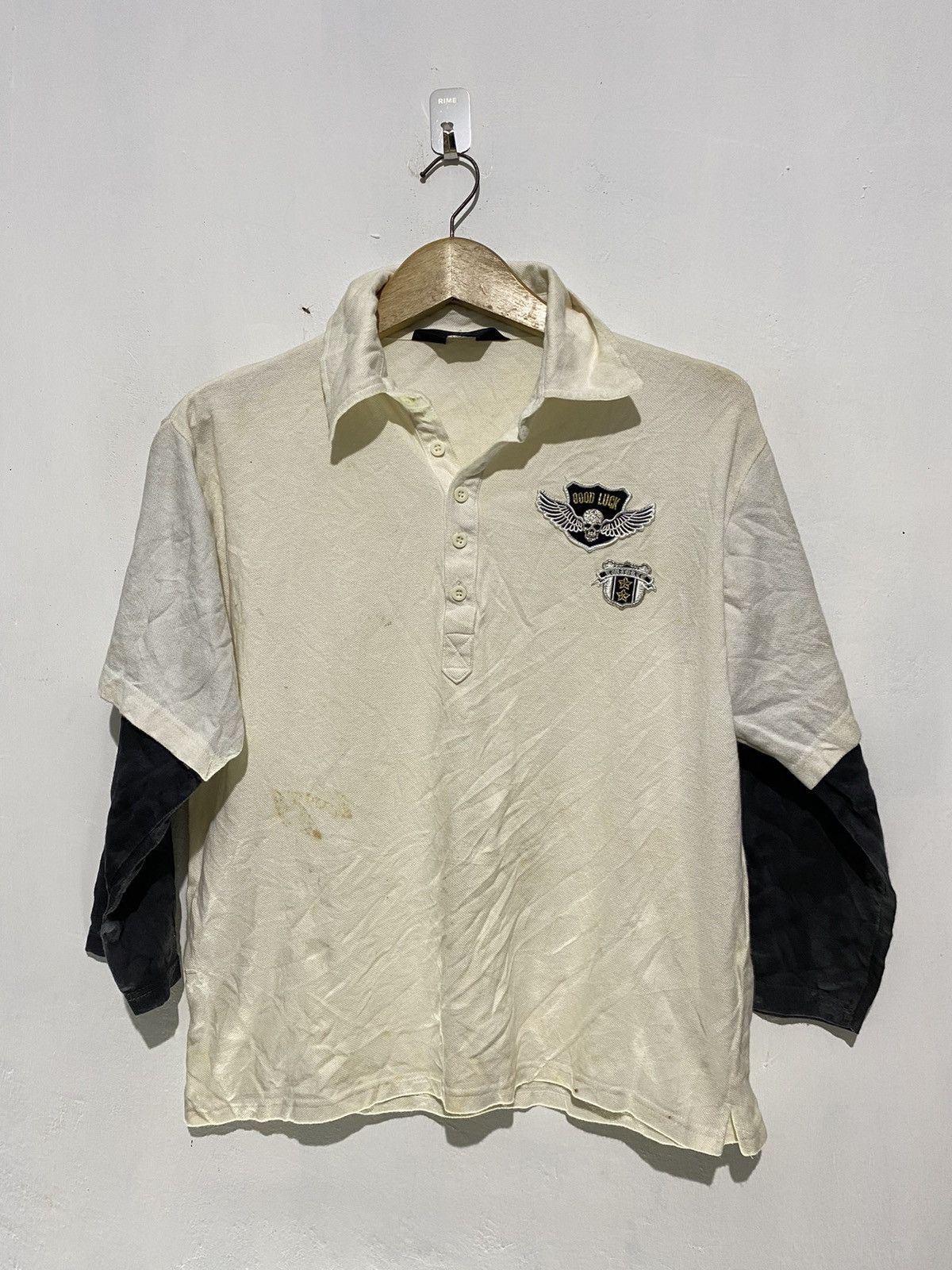 If Six Was Nine × Japanese Brand × Le Grande Bleu (L.G.B.) Vintage beaumere double layers poloshirt Size US M / EU 48-50 / 2 - 5 Thumbnail