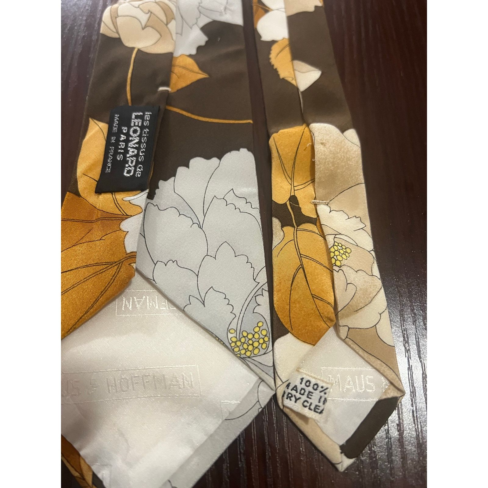 Leonard Paris Vintage Leonard Paris Silk Tie | Men's Designer Tie Size ONE SIZE - 3 Thumbnail
