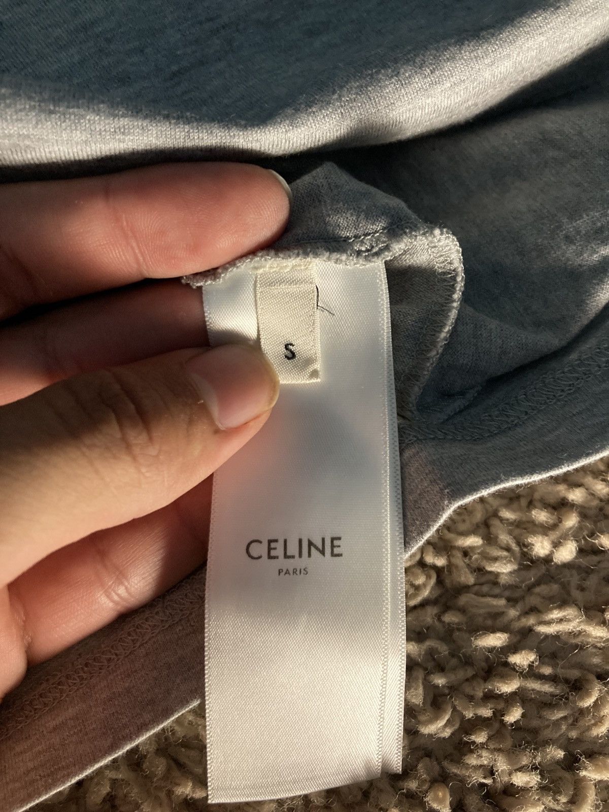 Celine SS19 Celine Geomteric Pattern Logo 2019 Runway Hedi Slimane Size US S / EU 44-46 / 1 - 5 Thumbnail