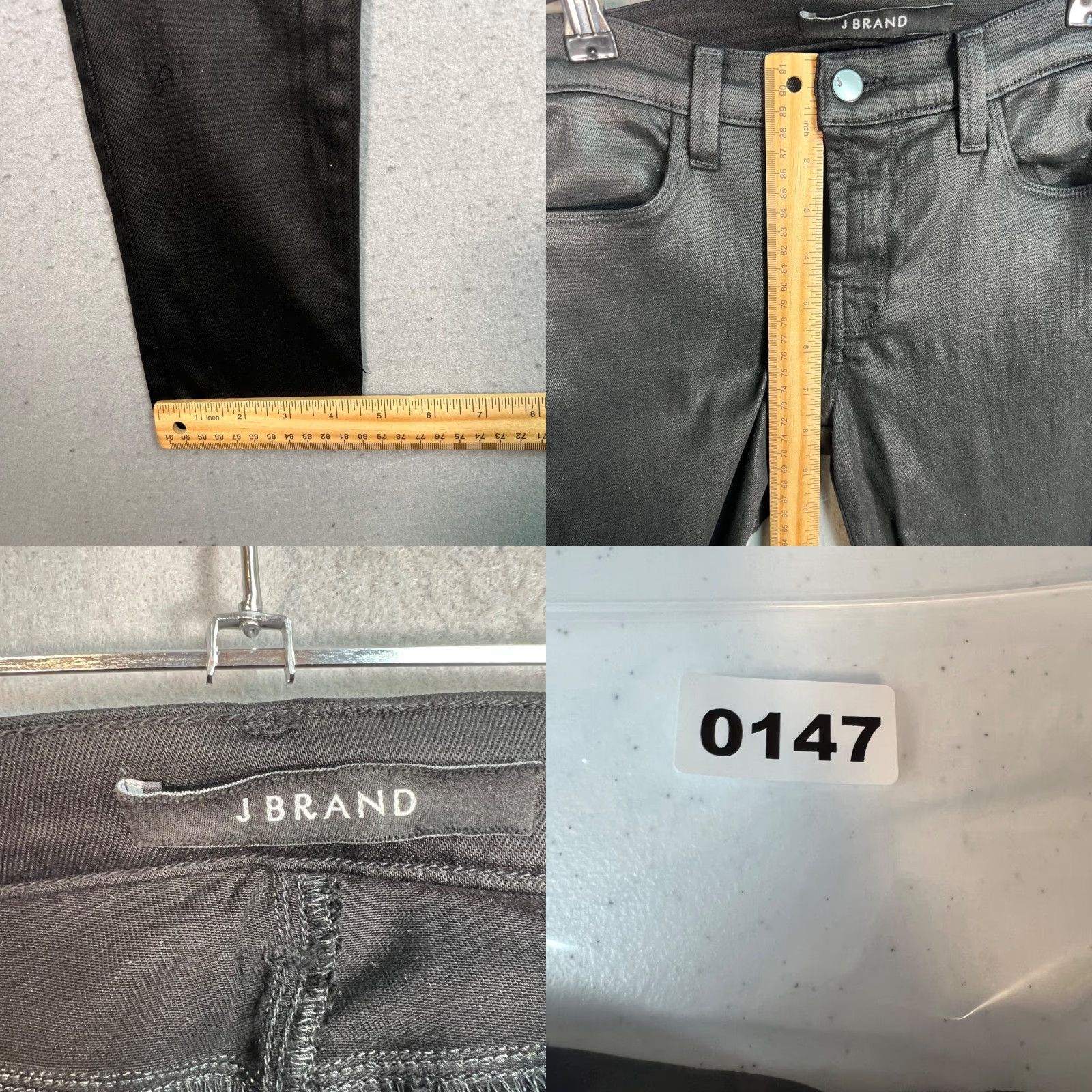 J Brand J Brand Women's Super Skinny Black Jeans Size 26 Cotton Blend Denim Size 26" / US 2 / IT 38 - 8 Thumbnail