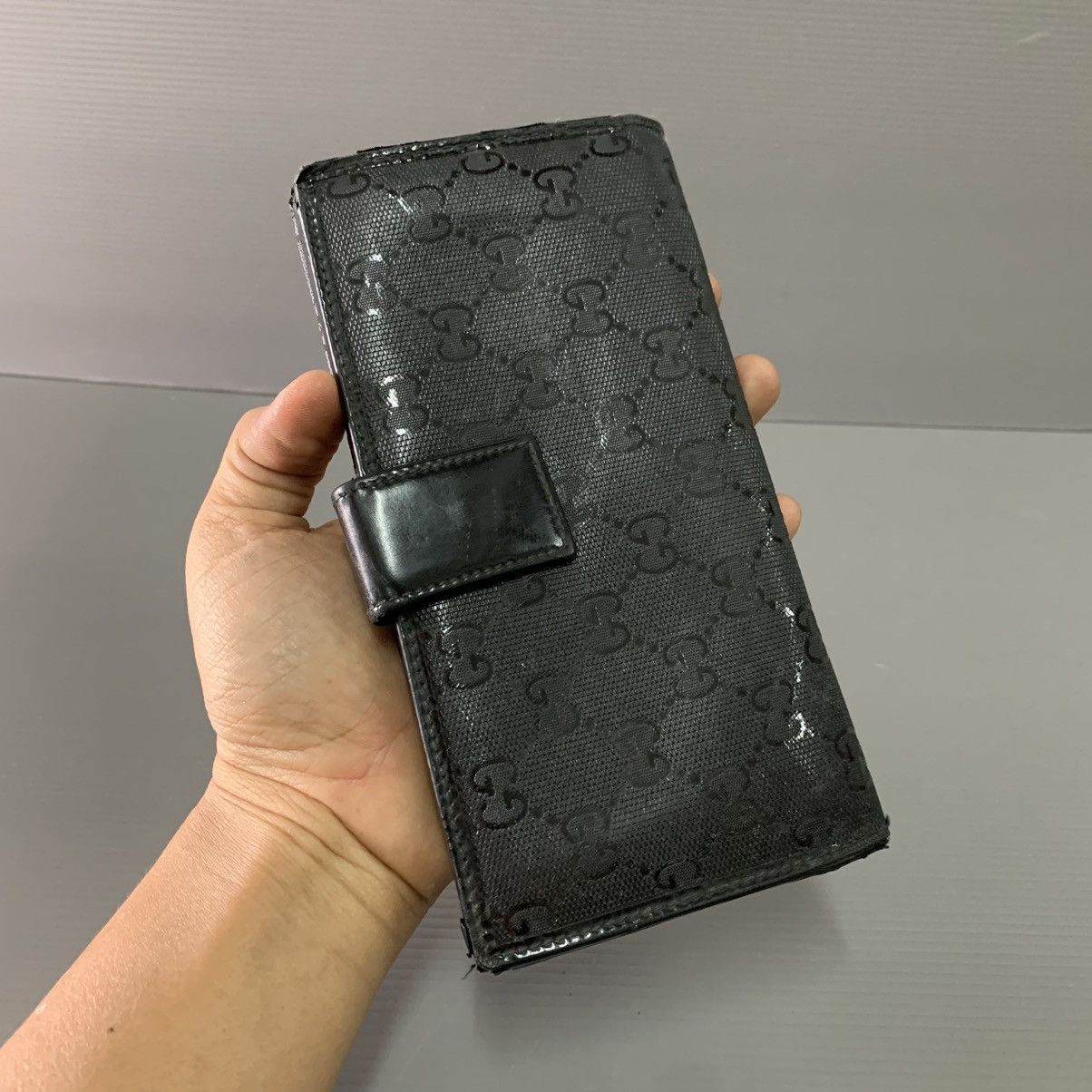 Gucci Gucci Black Long Wallet Size ONE SIZE - 3 Thumbnail