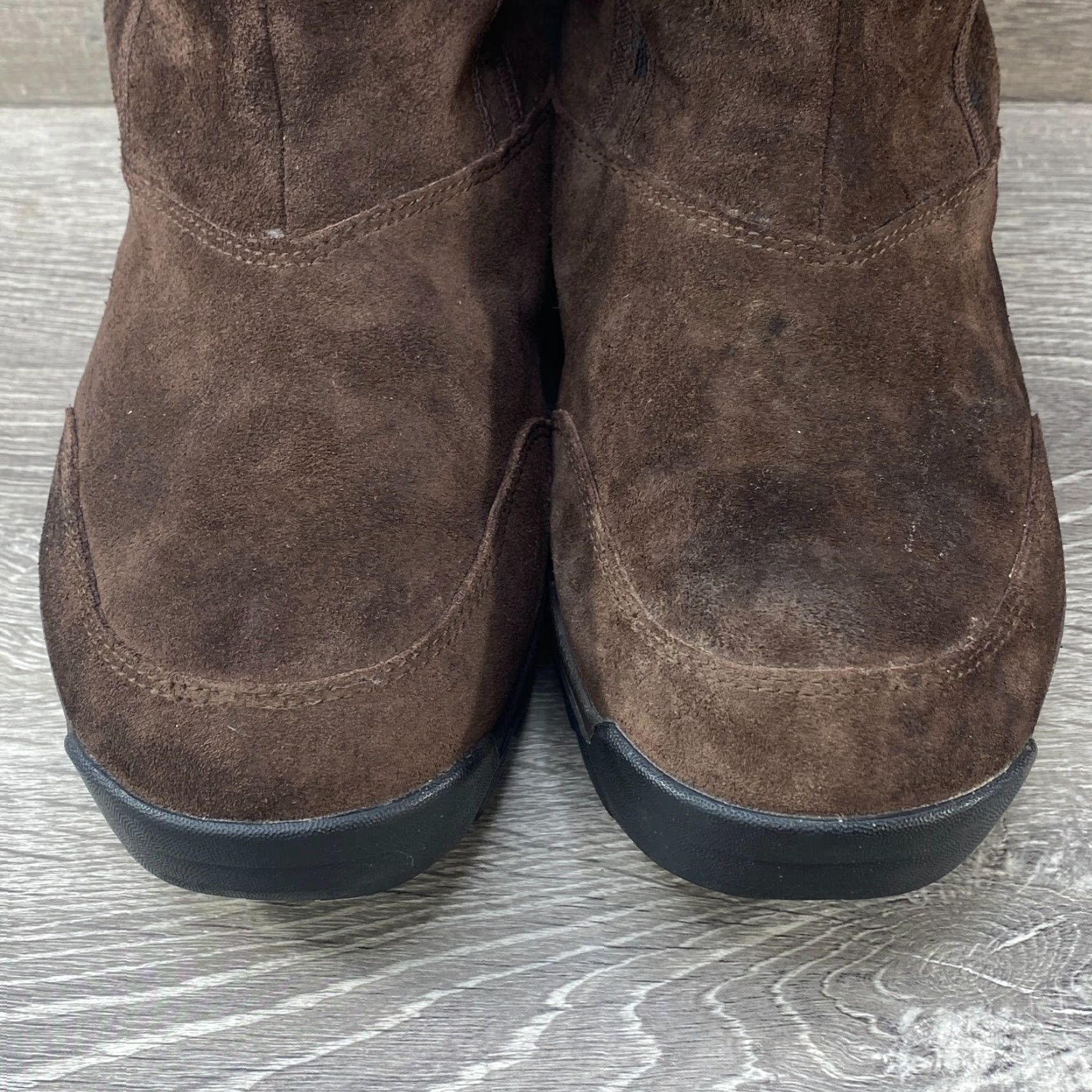 SOREL Sorel Waterfall Brown Suede Leather Insulated Waterproof Winter Boots Womens 9 Size US 7 / IT 37 - 4 Thumbnail