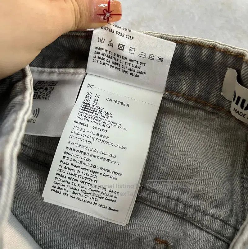 Miu Miu Miu Miu Summer Gray Casual Pants . Size 28" / US 6 / IT 42 - 4 Thumbnail
