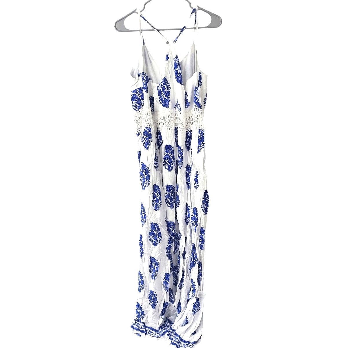 Other Fashion Nova Holy Slit Dress in Royal Blue/White - 2X Size XXL / US 16-18 / IT 52-54 - 4 Thumbnail