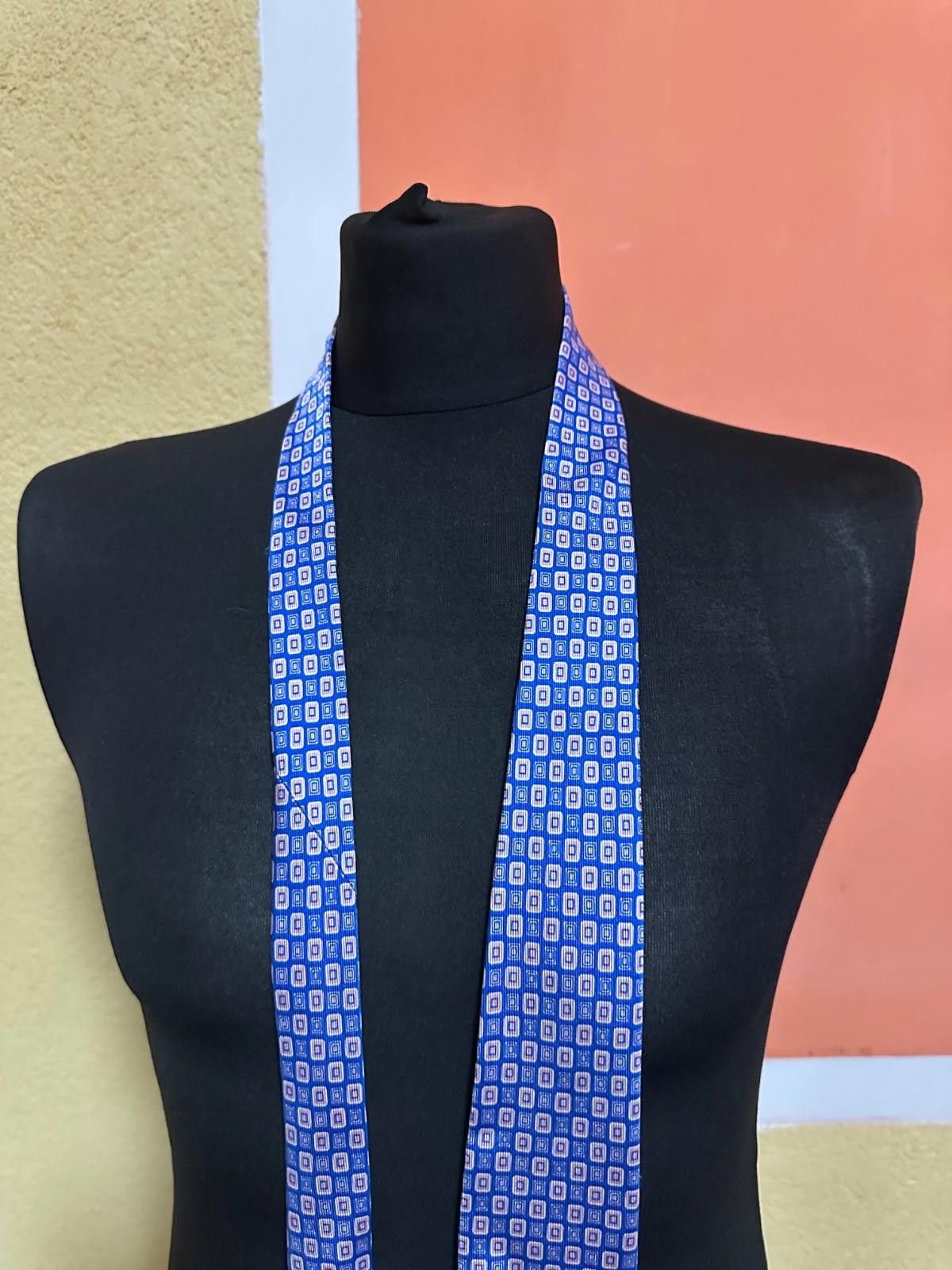 Cesare Attolini Cesare Attolini Silk Tie Purple Size ONE SIZE - 3 Thumbnail