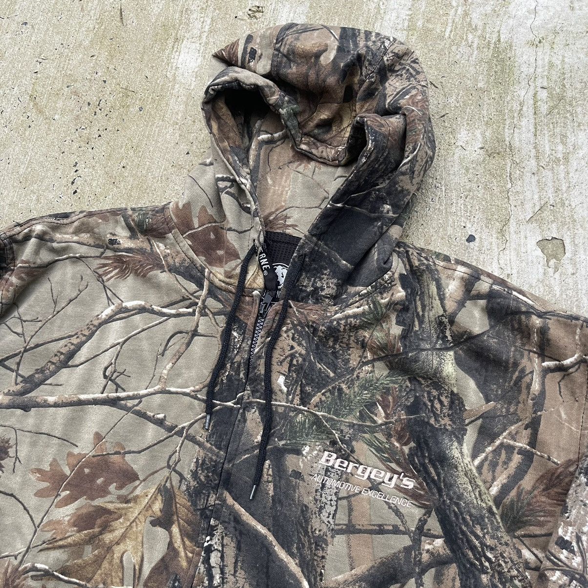 Realtree Vintage 90s BERGEYS REALTREE Waflle Lined Full Zip Hoodie Size US XXL / EU 58 / 5 - 2 Thumbnail