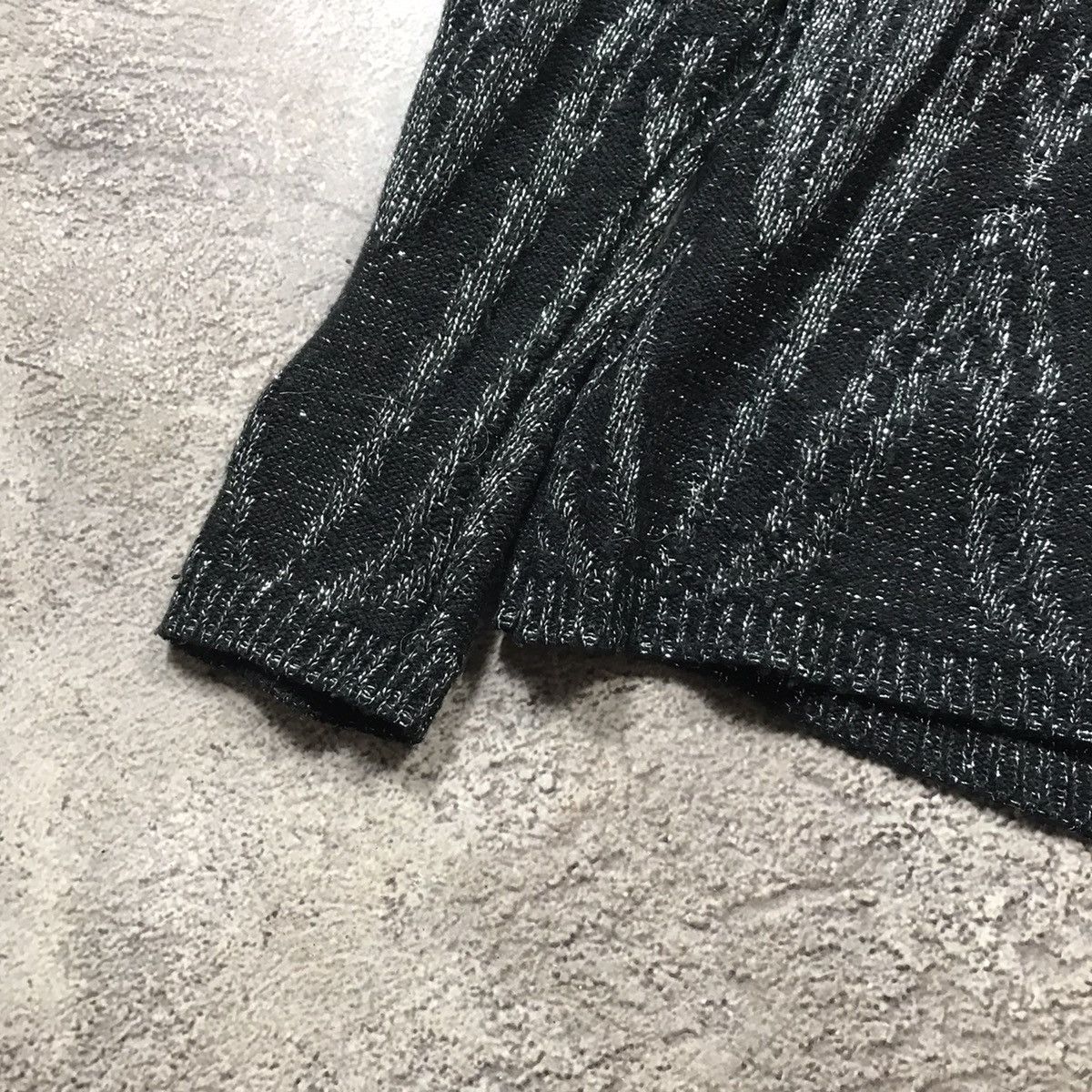 Vintage Vintage 90s Abstract Knit Sweater Oversized Grunge Y2K M Size M / US 6-8 / IT 42-44 - 4 Thumbnail