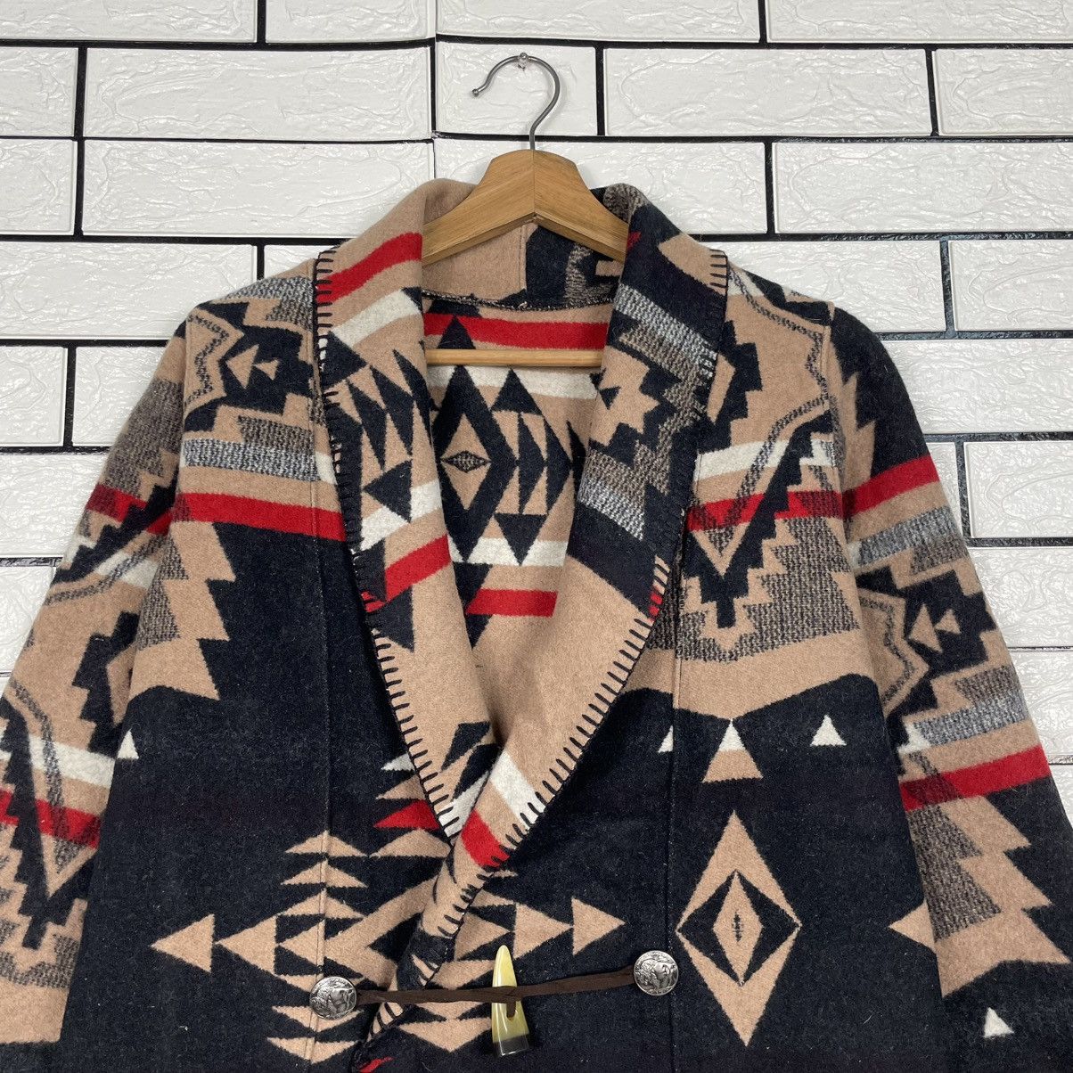 Johnson Woolen Mills Vintage 70s Johnson Woolen Mills Aztech Navajo Jacket Size US M / EU 48-50 / 2 - 2 Thumbnail