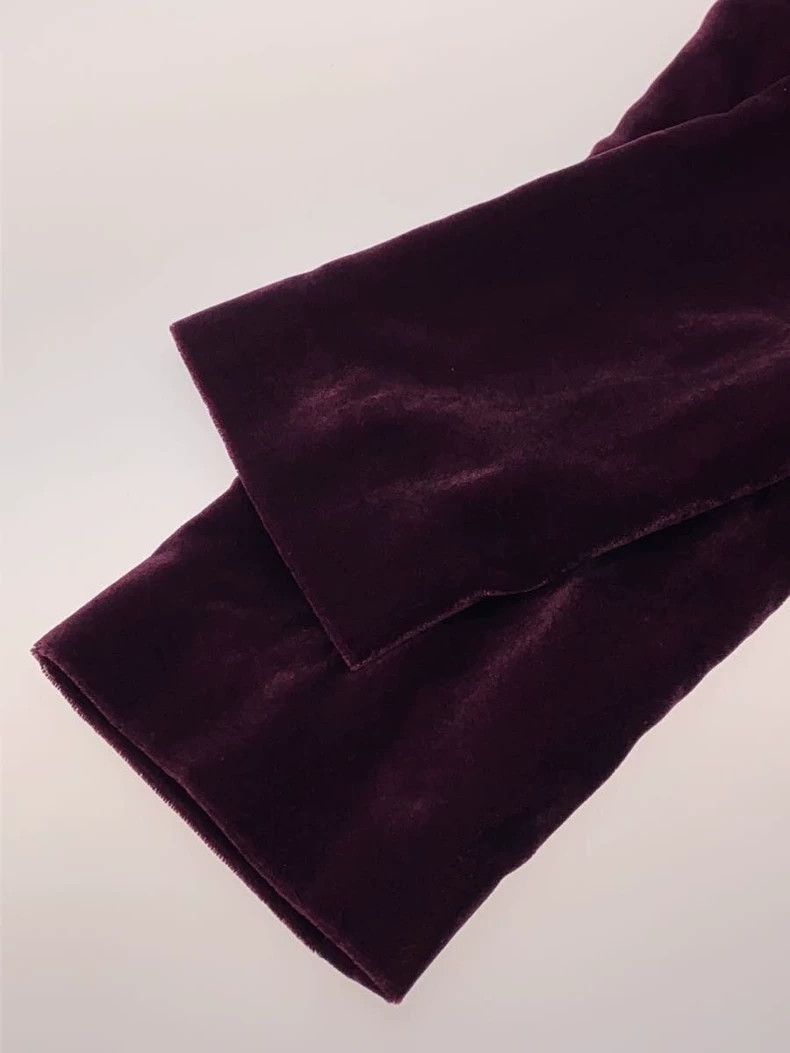 Comme des Garcons Comme Des Garcons Red Vintage Bow Velvet Dress Size S / US 4 / IT 40 - 5 Thumbnail