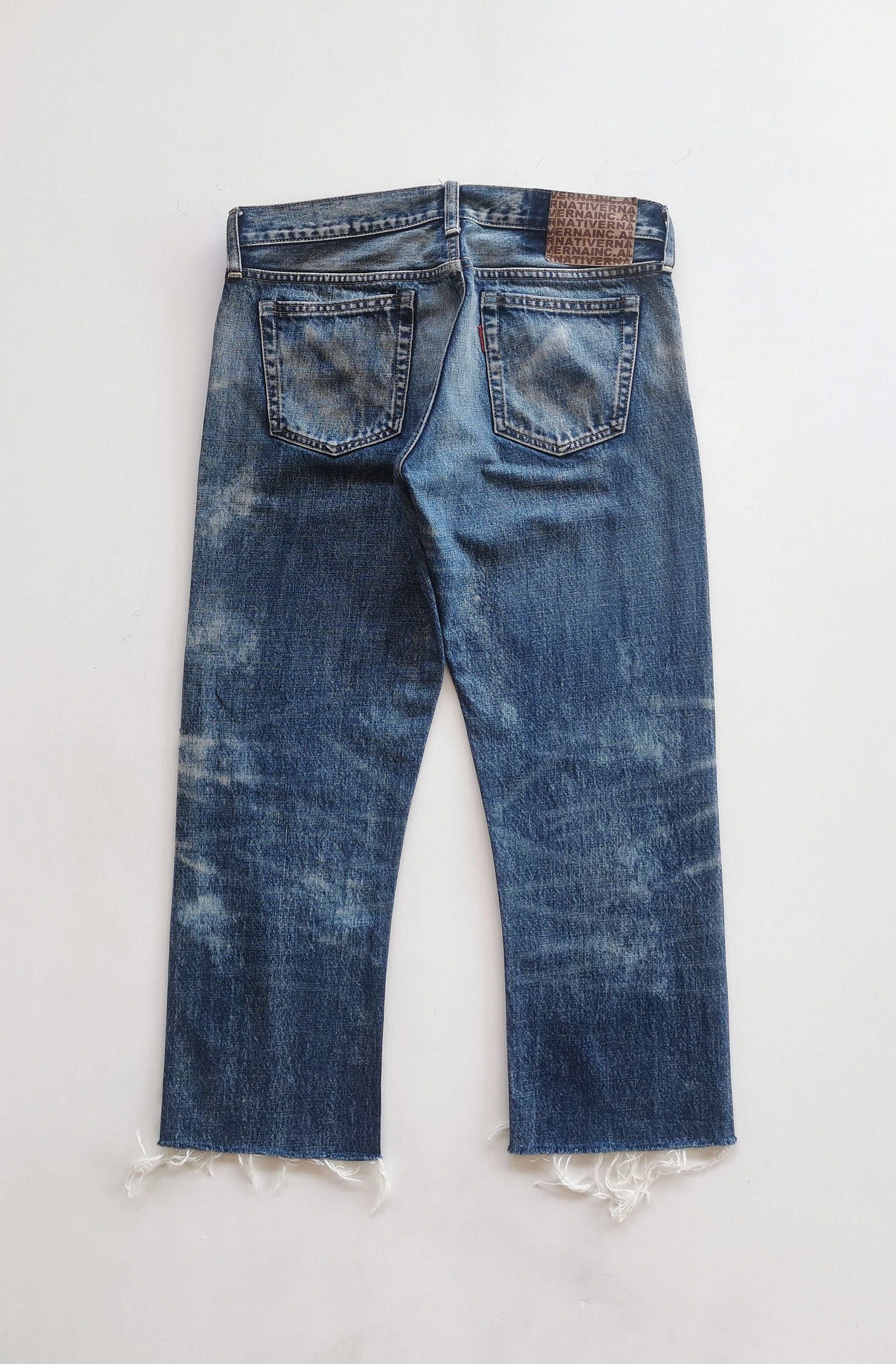 Kapital Distressed Denim Jeans Size US 31 - 2 Thumbnail