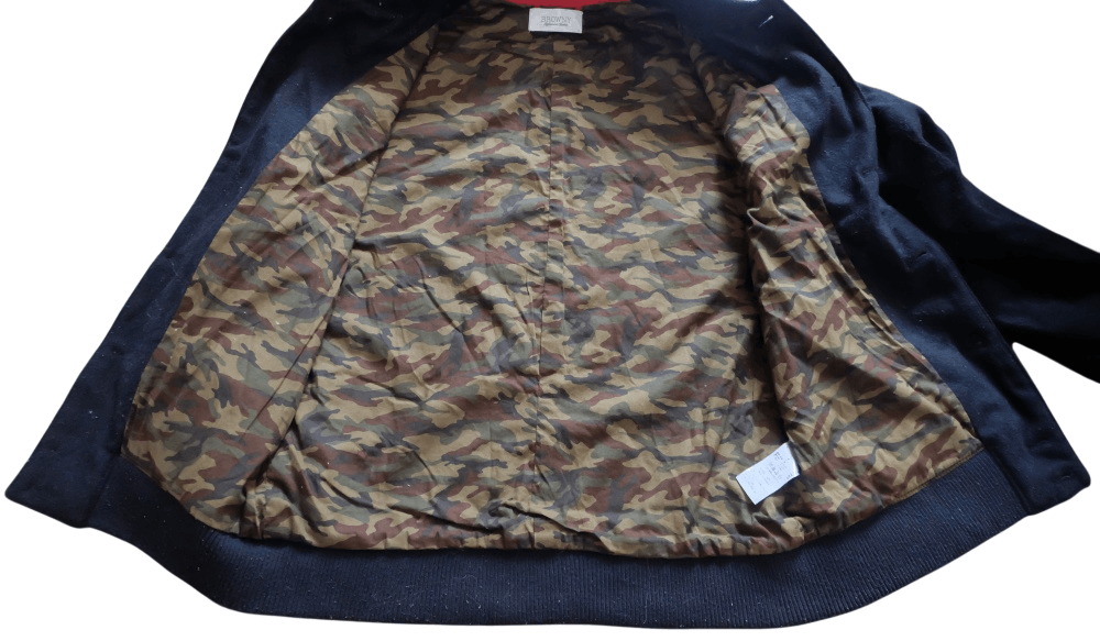 Japanese Brand Browny New York Wool Varsity Bomber Jacket Size US M / EU 48-50 / 2 - 6 Thumbnail