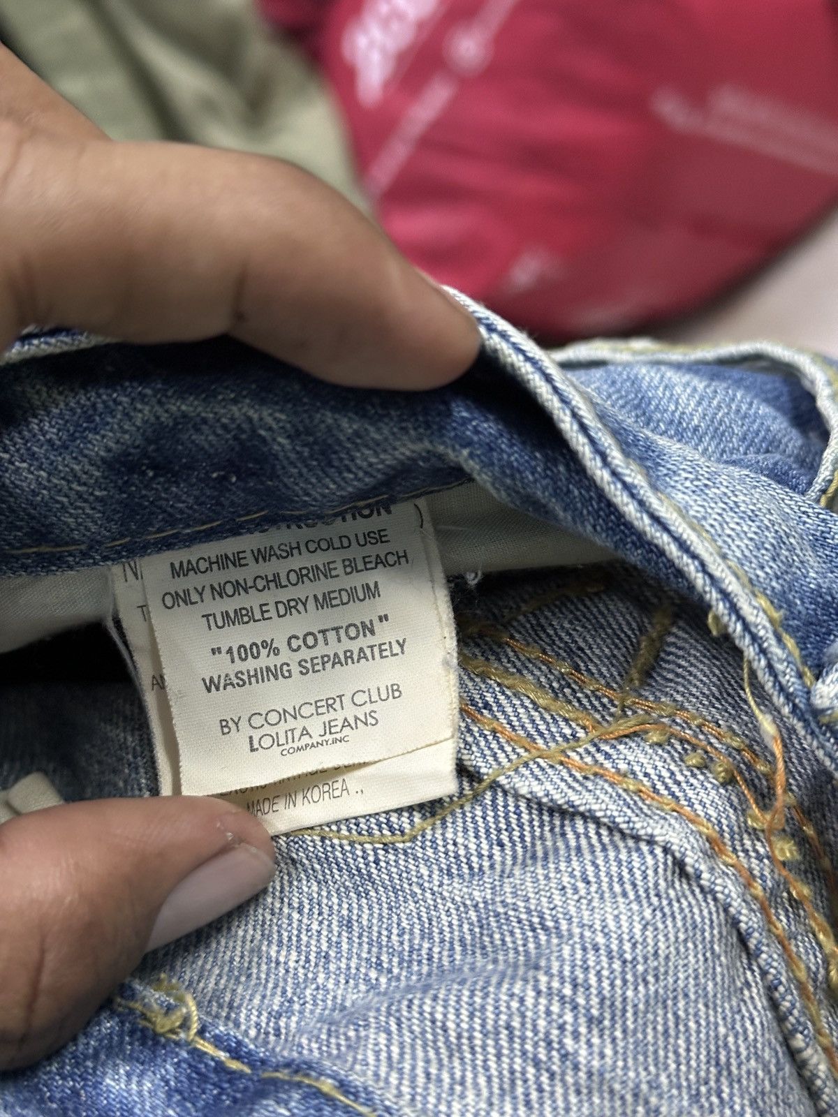 Japanese Brand Lolita Three Quarter Short Denim 💥 Size US 30 / EU 46 - 5 Thumbnail
