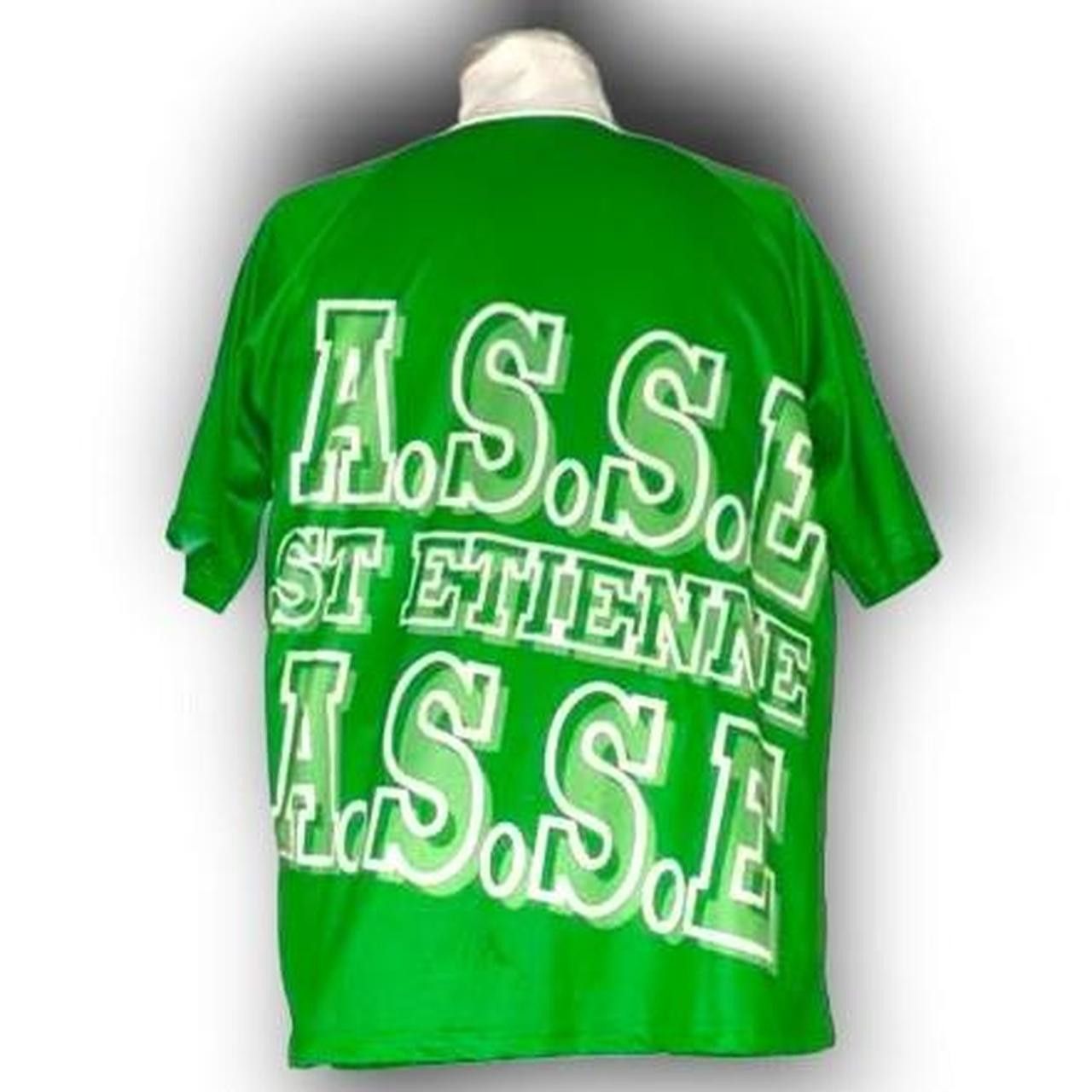 Asics Saint Etienne France 1998 1999 2000 Training Shirt Jersey Size US L / EU 52-54 / 3 - 2 Thumbnail