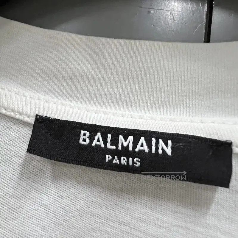 Balmain Balmain White Short Sleeve Cotton T-Shirt . Size US M / EU 48-50 / 2 - 2 Thumbnail