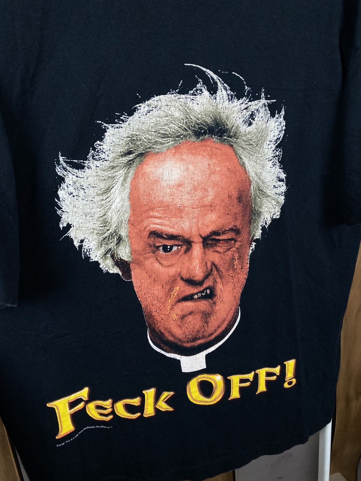 Vintage 🍿Vintage 1996 T-Shirt Father Ted TV Series Jack Hackett Tee🍿 Size US XL / EU 56 / 4 - 2 Thumbnail